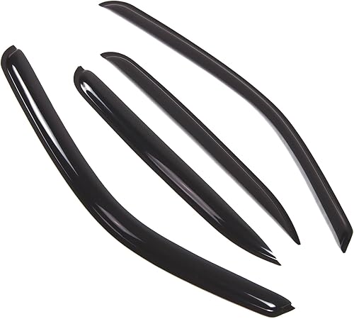 Miniatura 1 de Protector de lluvia para ventana de automóvil  Viseras de montaje exterior, deflectores de ventana lateral automáticos  Escudos de lluvia