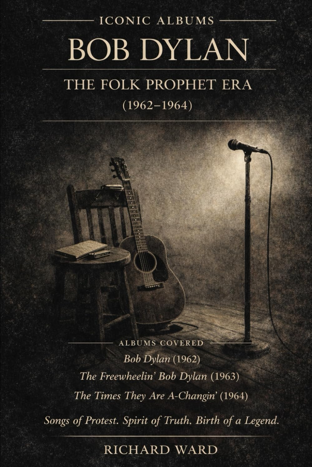 Iconic Albums Bob Dylan The Folk Prophet Era (1962-1964) Bob Dylan, The Freewheelin' Bob Dylan, The Times They are a-changin: Songs of Protest, Spirit of Truth, Birth of a legend.