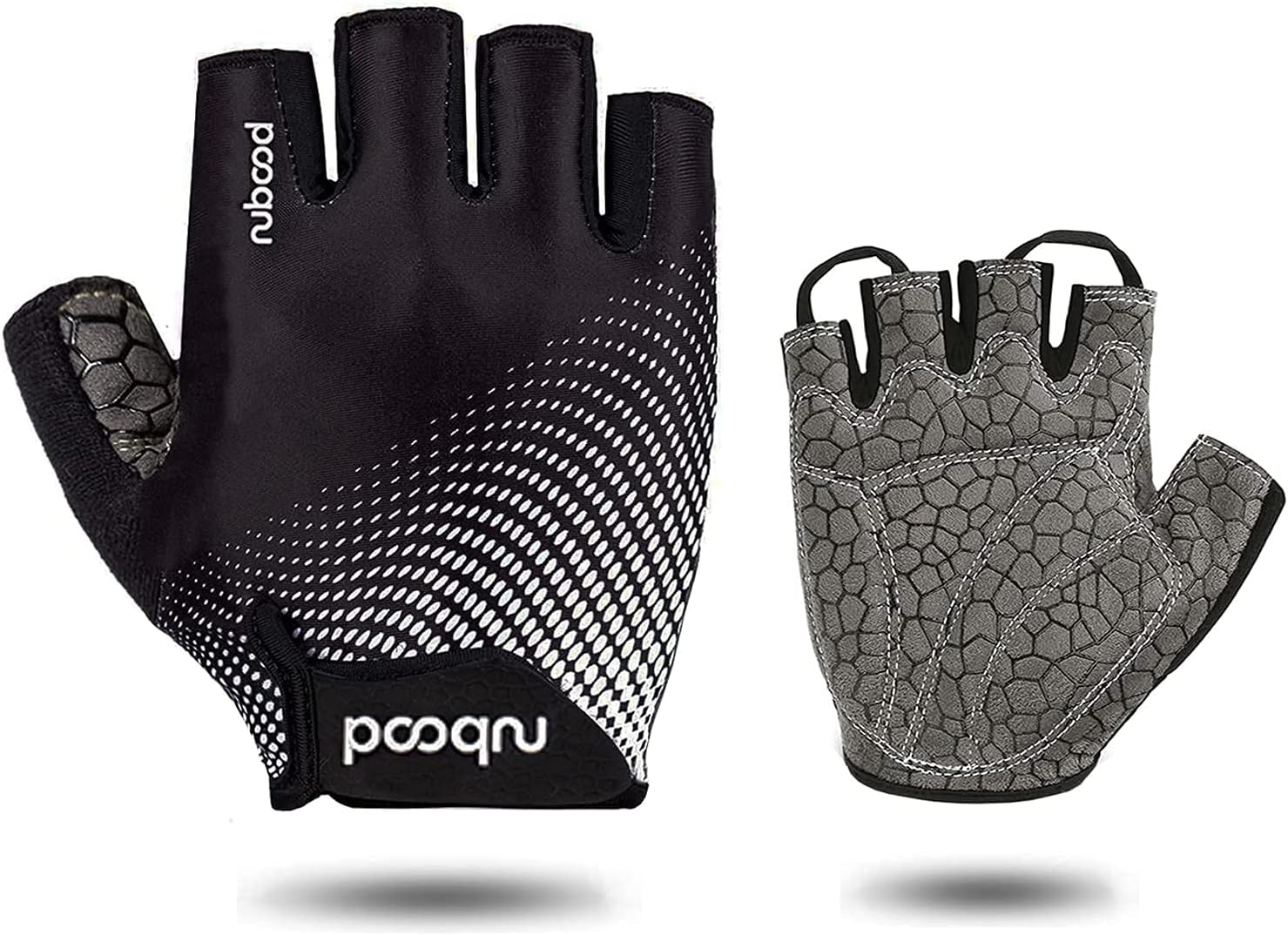 メンズ自転車用手袋 サマーロード マウンテンバイク オートバイ用ハーフフィンガーグローブ 耐衝撃性 購買 滑り止め 指なしハンドグローブ L 通気性 Size
