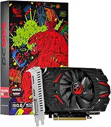 PLACA DE VIDEO AMD RADEON RX 550 4GB GDDR5 128 BITS SINGLE-FAN - GRAFFITI SERIES - PJRX550R5SF - PCYES