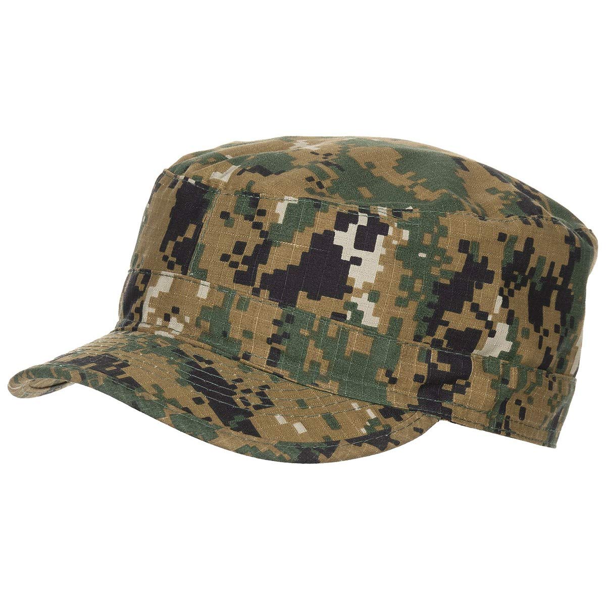 MFH Men's Ripstop BDU Field Cap Digital Woodland Size L