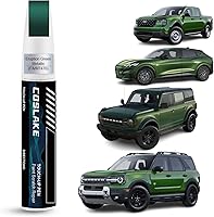 COSLAKE Eruption Green Metallic (FA/M7476) Touch Up Paint for Ford Bronco Mustang - Scratch Repair Pen Kit with Applicators