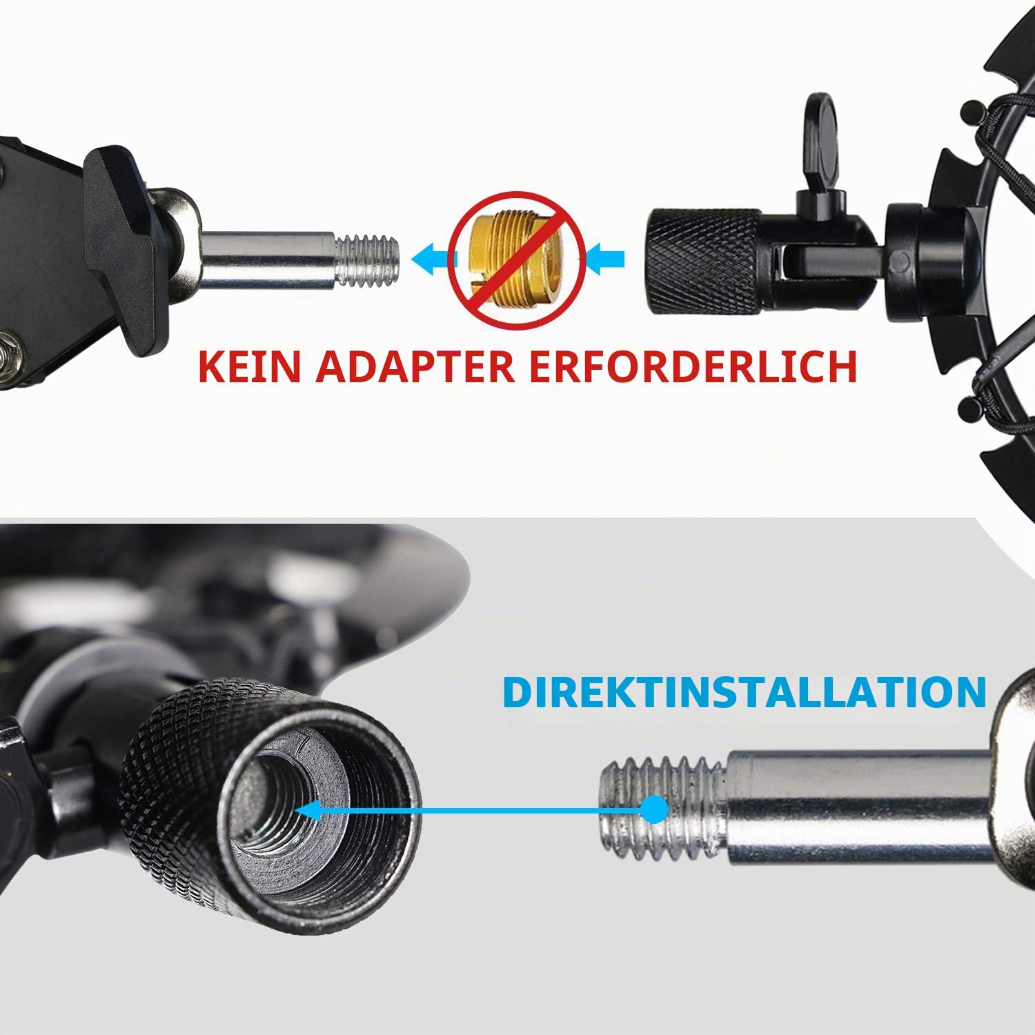 Blue Yeti X Mikrofonspinne, Mikrofon Spinne Reduziert Vibrations und Stoßgeräusche Passender Mikrofonständer für Blue Yeti X Mikrofon von YOUSHARES
