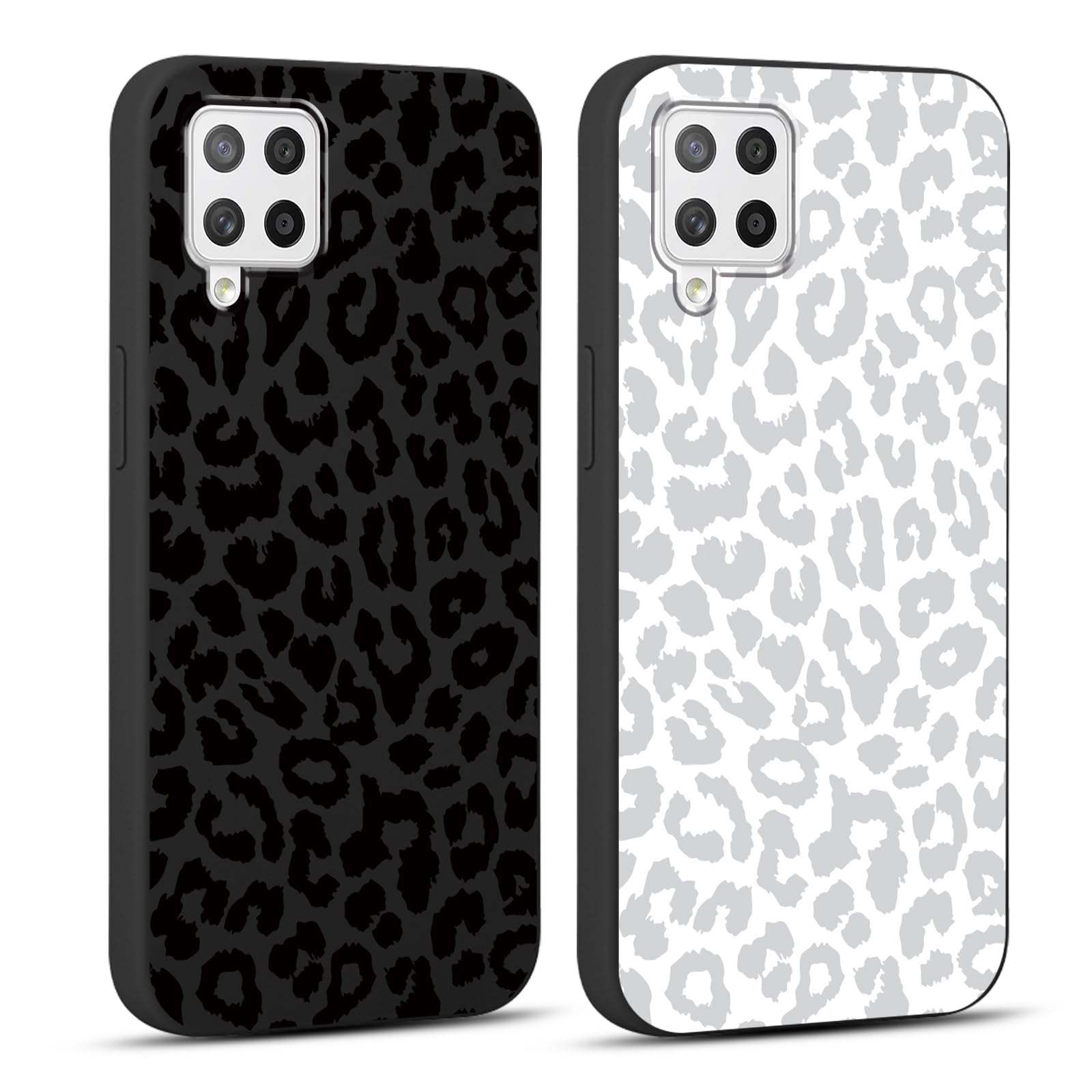 RUMDEY Leopard Print Case for Samsung A42 5G