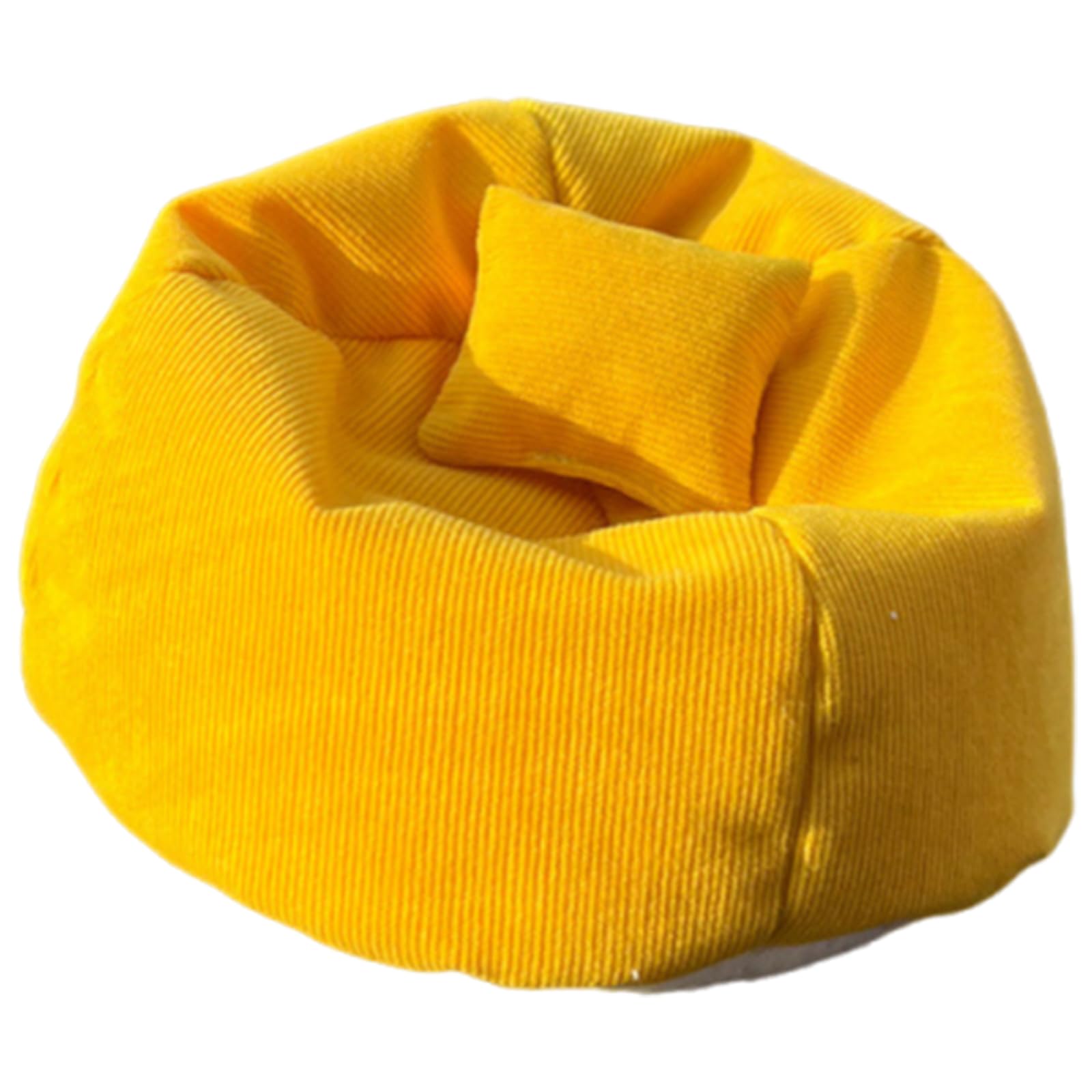 Compact Bean Bag Chair For 15-17cm Action Figures Cushioned Seat Miniature Home Display Decor Cute Doll Accessories For Display
