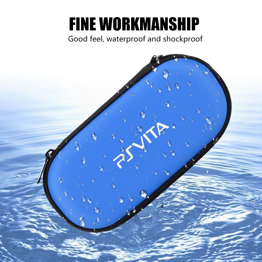 Custodia protettiva compatibile con , custodia protettiva rigida, impermeabile e antiurto borsa da viaggio per (blu)