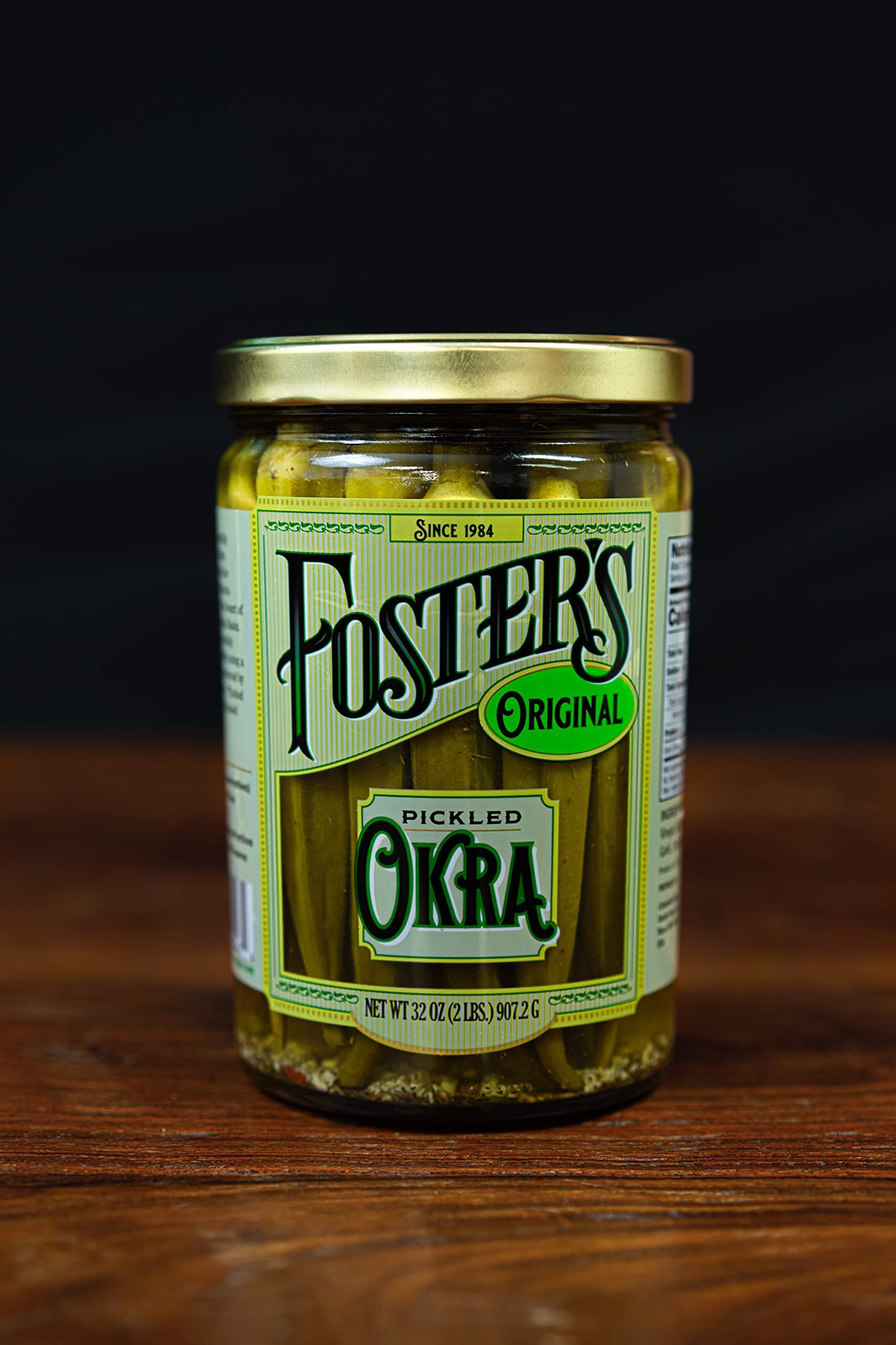 Buy Foster's Pickled Okra 32 oz (Pack of 3) Original Flavor With