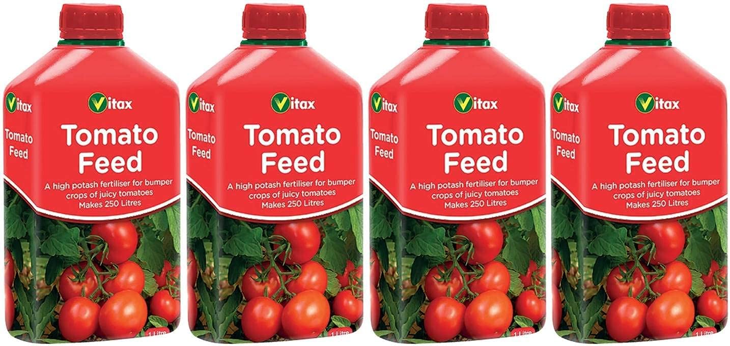(x4) Vitax 5LT1 Liquid Tomato Feed 1L
