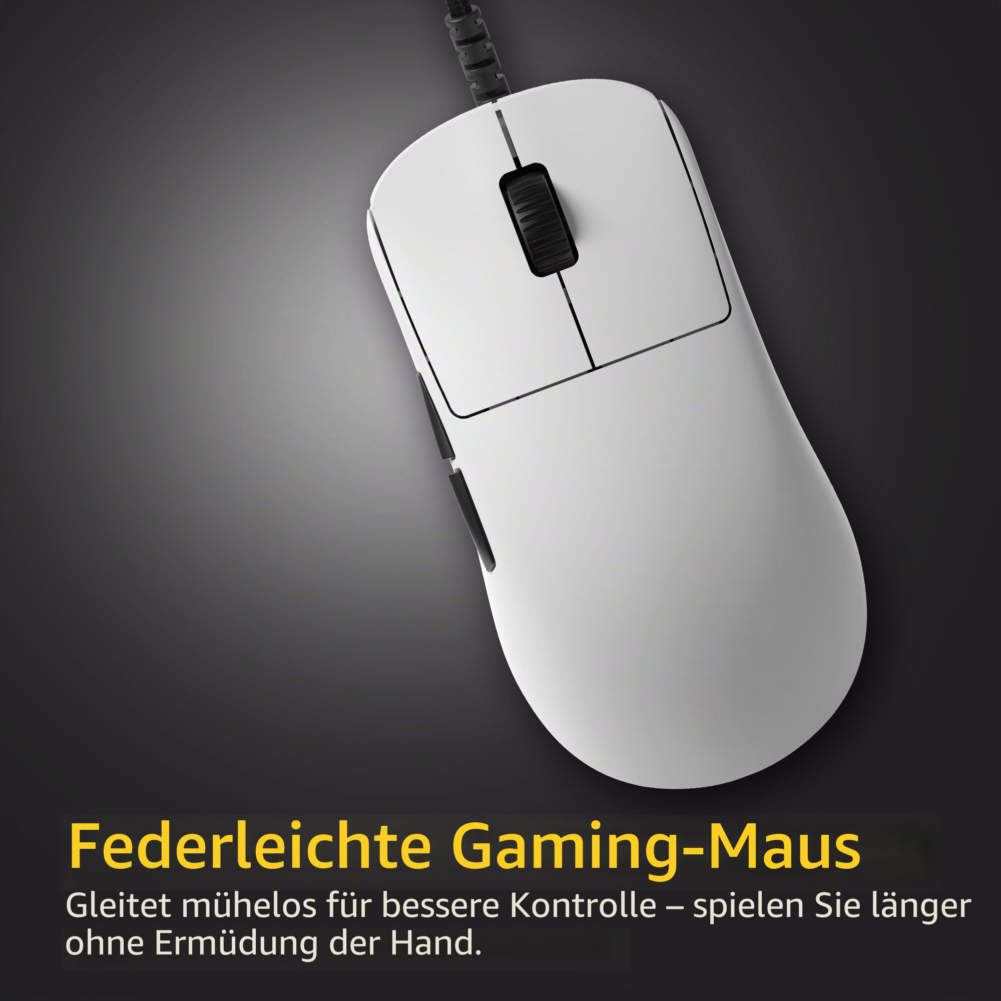 ENDGAME GEAR OP1 8k v2 Weiß – Esports Gaming Maus mit Kabel, 30K DPI optischem Sensor, 8000Hz Polling, austauschbaren Switches & Claw-Grip-Design | Leichte Esports Gaming-Maus, 30K DPI-Sensor, Hot-Swap-Schalter, Klauengriff, USB-FPS
