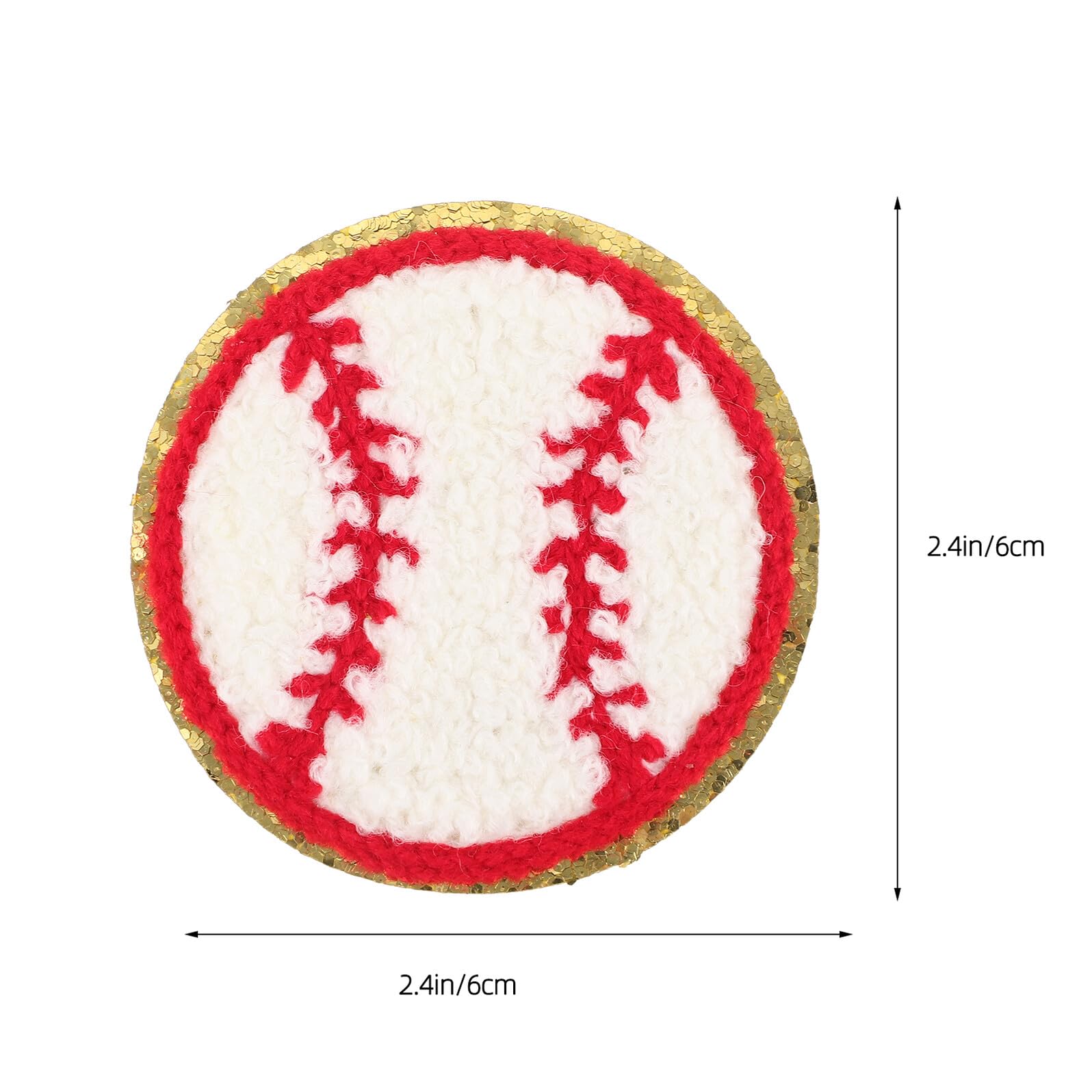 75 Piezas Parche Bordado Béisbol Parche Termoadhesivo Reemplazable para Ropa y Mochilas Parches Decorativos Resistentes y Compactos para Abrigos y Camisetas