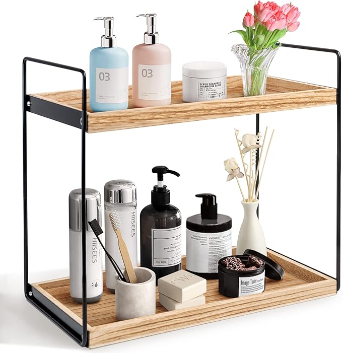 Amazon.com: HNRLOY Bathroom Countertop Tray,Cosmetic Tray,Cosmetic ...