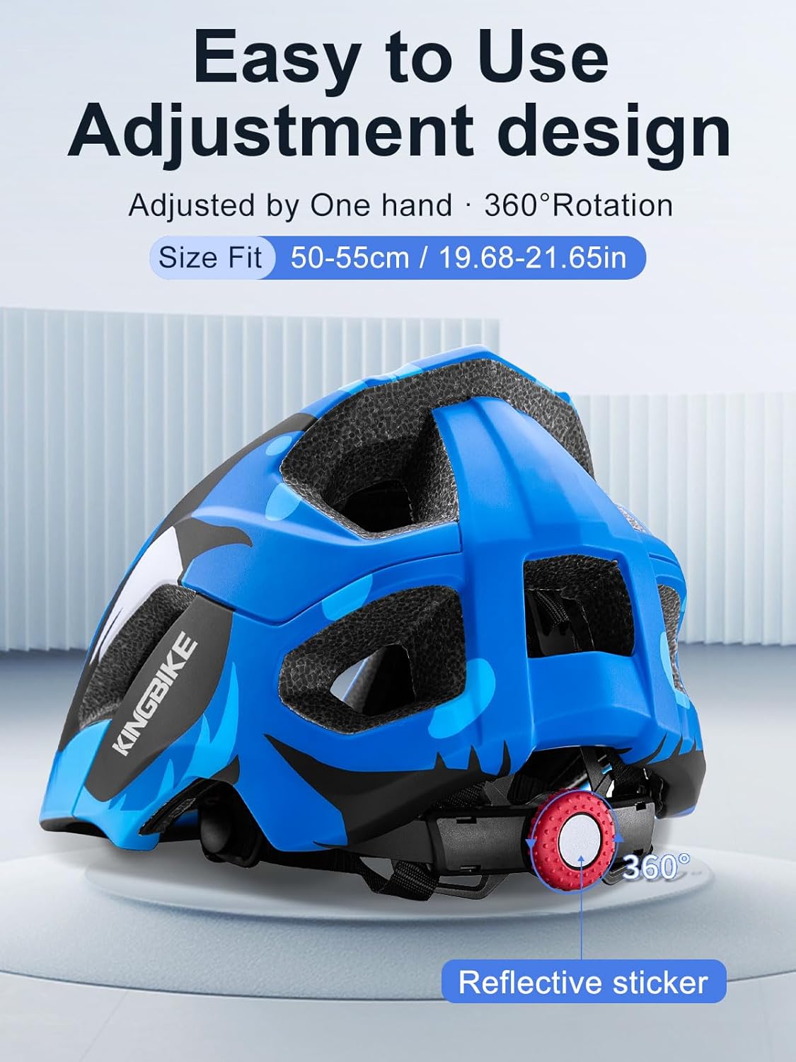 Kids Full Face Helmet Convertible Toddler Bike Helmets with Detachable Chin Guard Boys Girls 4-10 Years Skateboard Scooter Balance Bike BMX MTB Bicycle