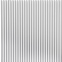 Vista 1 de From Plain To Beautiful In Hours 124 paneles de pared de PVC 3D Rib 2 de 4 x 8 pies (cubiertas/32 pies cuadrados), blanco mate