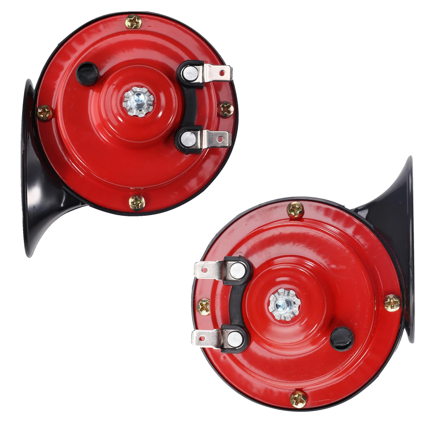 2PCS 300DB Super Loud Car Horns 12V Waterproof Air Horns Replacement Kit Car Air Electric Snail Double Horn
