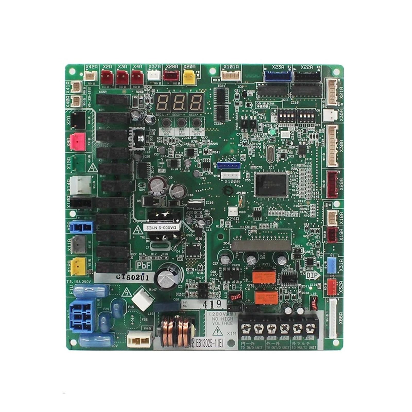 Printed Circuit Assy Main PCB EB13025-1 Part Number 5018705，Compatible With Daikin，VRV Outdoor Unit Model RXYQ10T7Y1B RYYQ14T7Y1B