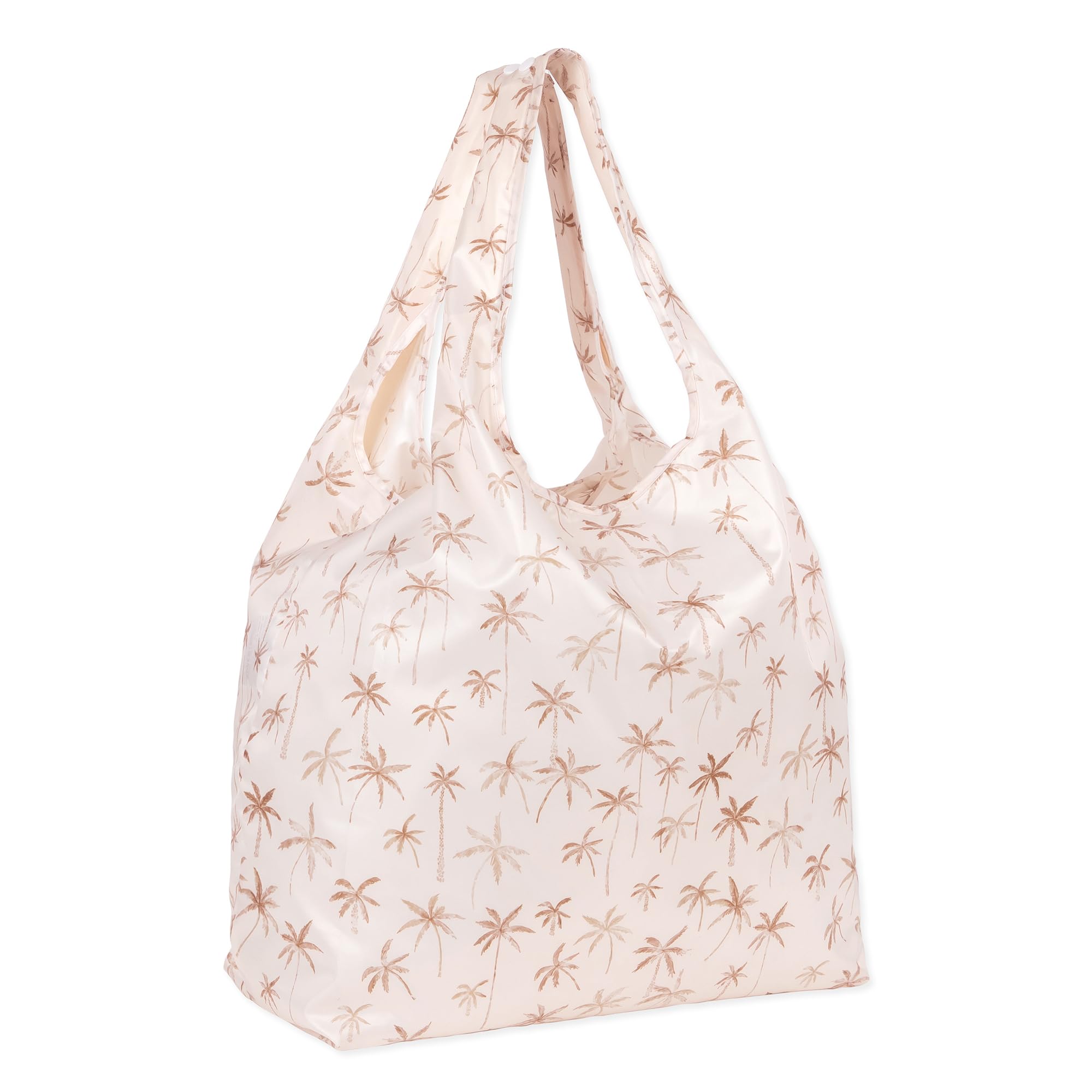 Bumkins Reusable Grocery Shopping Tote Bag for Women, Large Boho Style with Handles, Foldable, Washable, Shoulder Straps