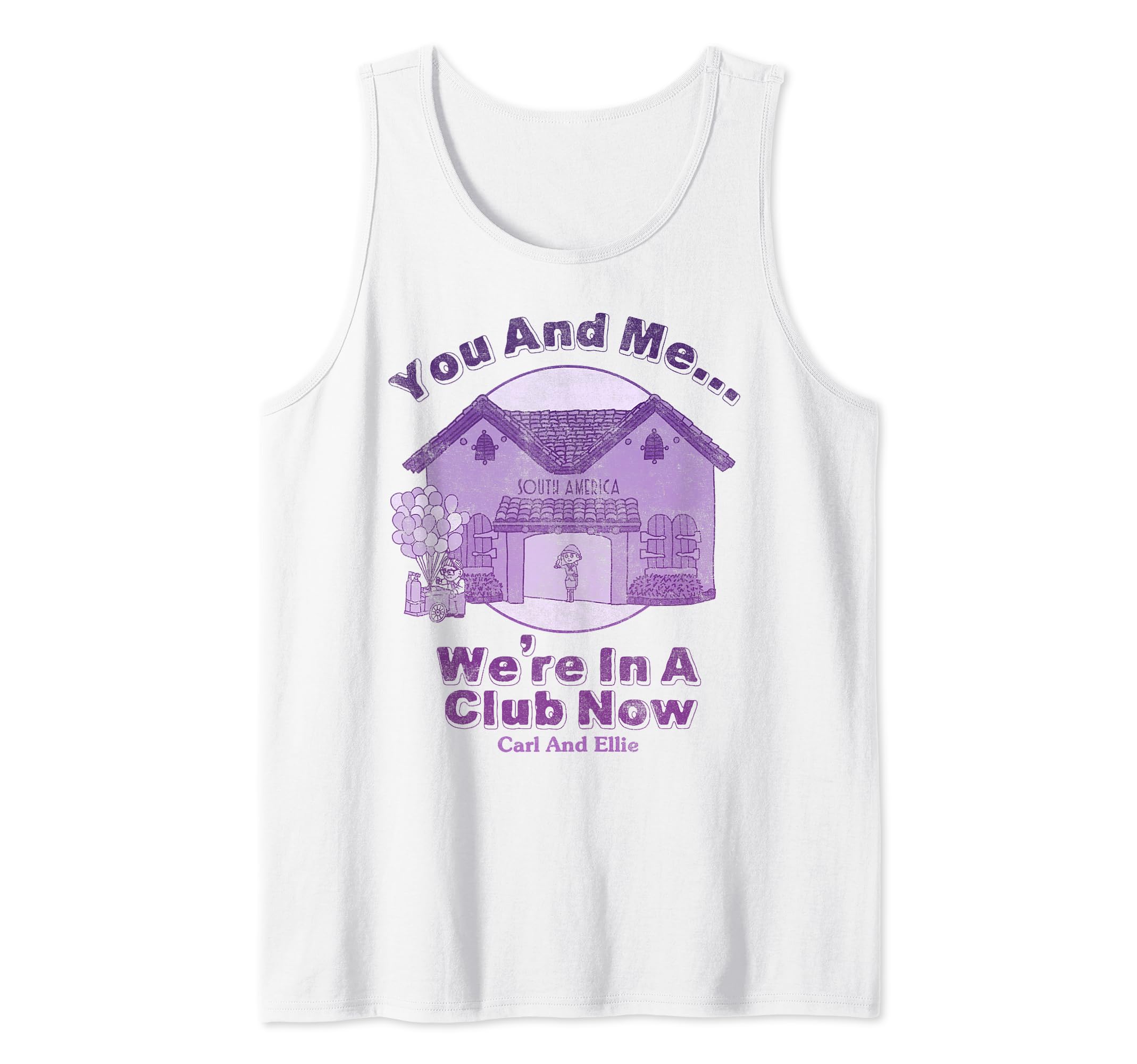 Disney Pixar Up The Ellie Club Text Tank Top