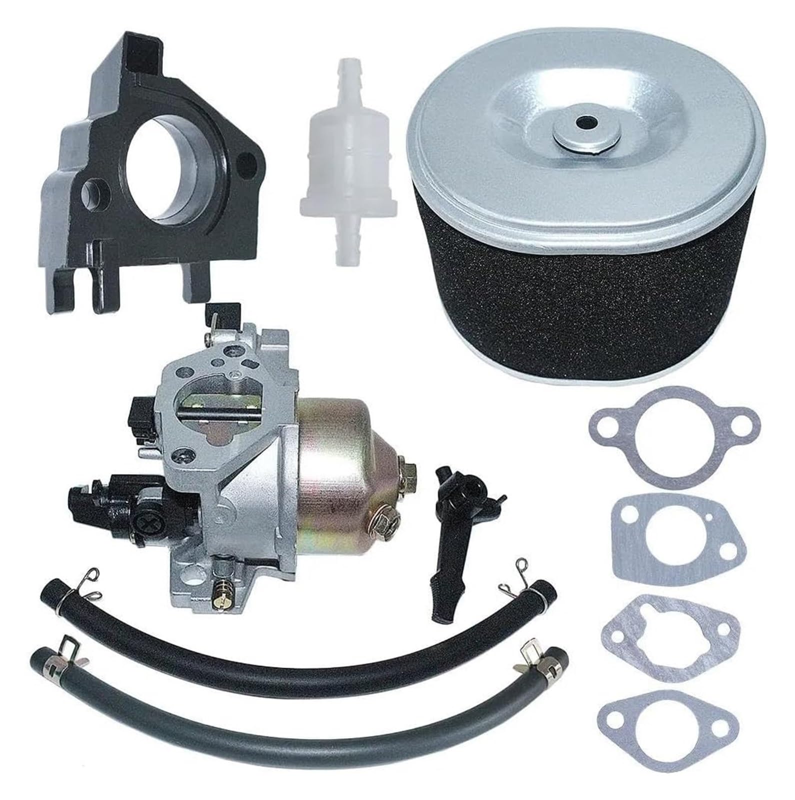 Carburador Repuesto para GX390 13HP GX 390 188F Cortacésped Motor Parte 16100-ZF6-V01 Carburador Filtro De Aire Carburador Junta De Filtro De Línea De Combustible