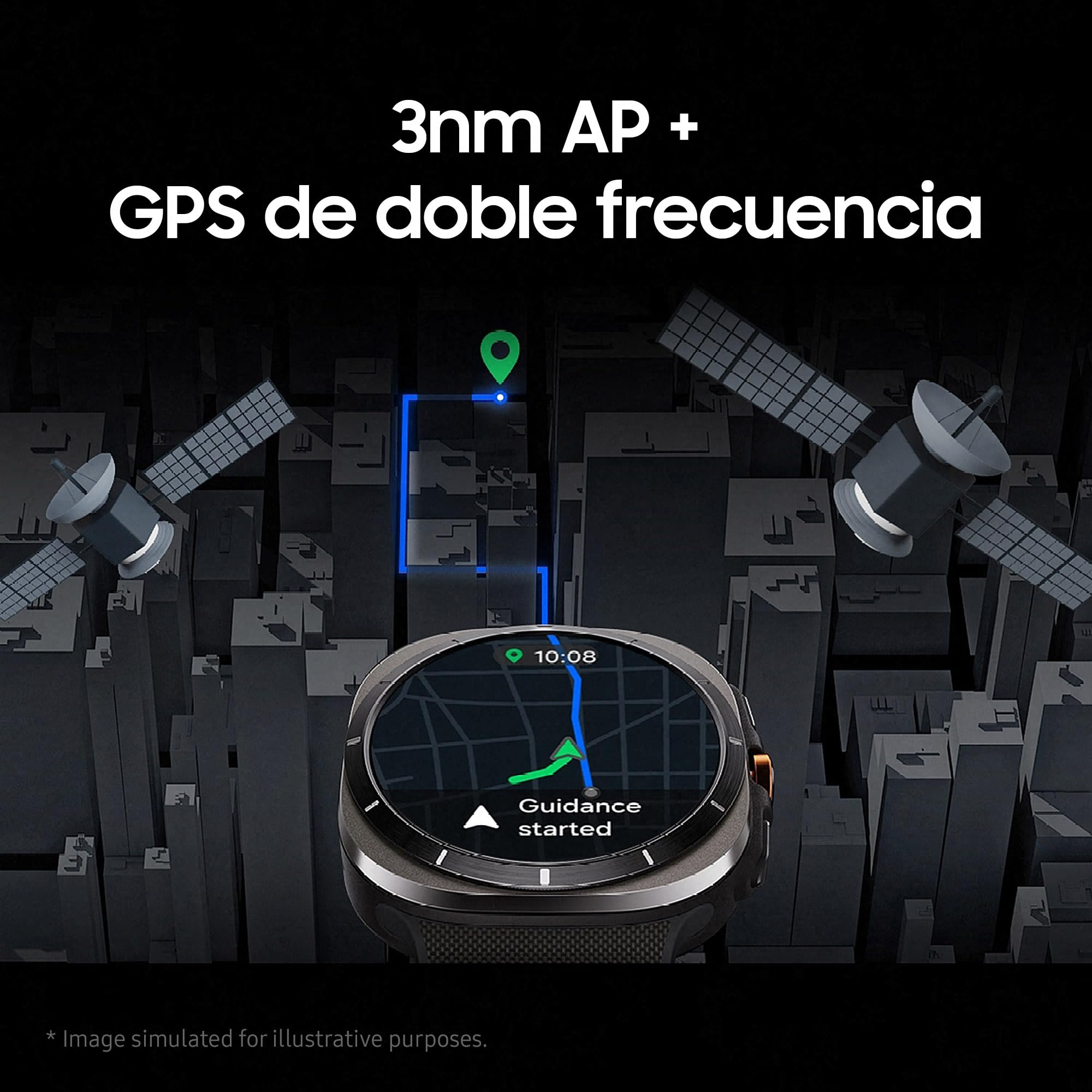 Samsung Galaxy Watch Ultra LTE 47mm + Cargador - Smartwatch, Control de Salud, Seguimiento Deportivo, naranja (Versión Española)