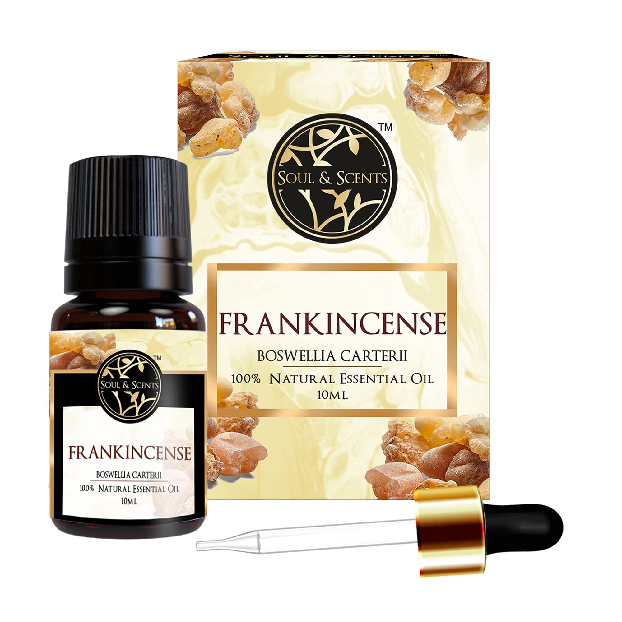 Soul & Scents Natural Frankincense Essential Oil | Pure, Therapeutic Oil with Calming, Grounding Aroma | 100% Organic | Ancient Incense for Aromatherapy, Meditation, & Relaxation | 10 ml (B08SKXXNBF) Amazon Price History, Amazon Price Tracker