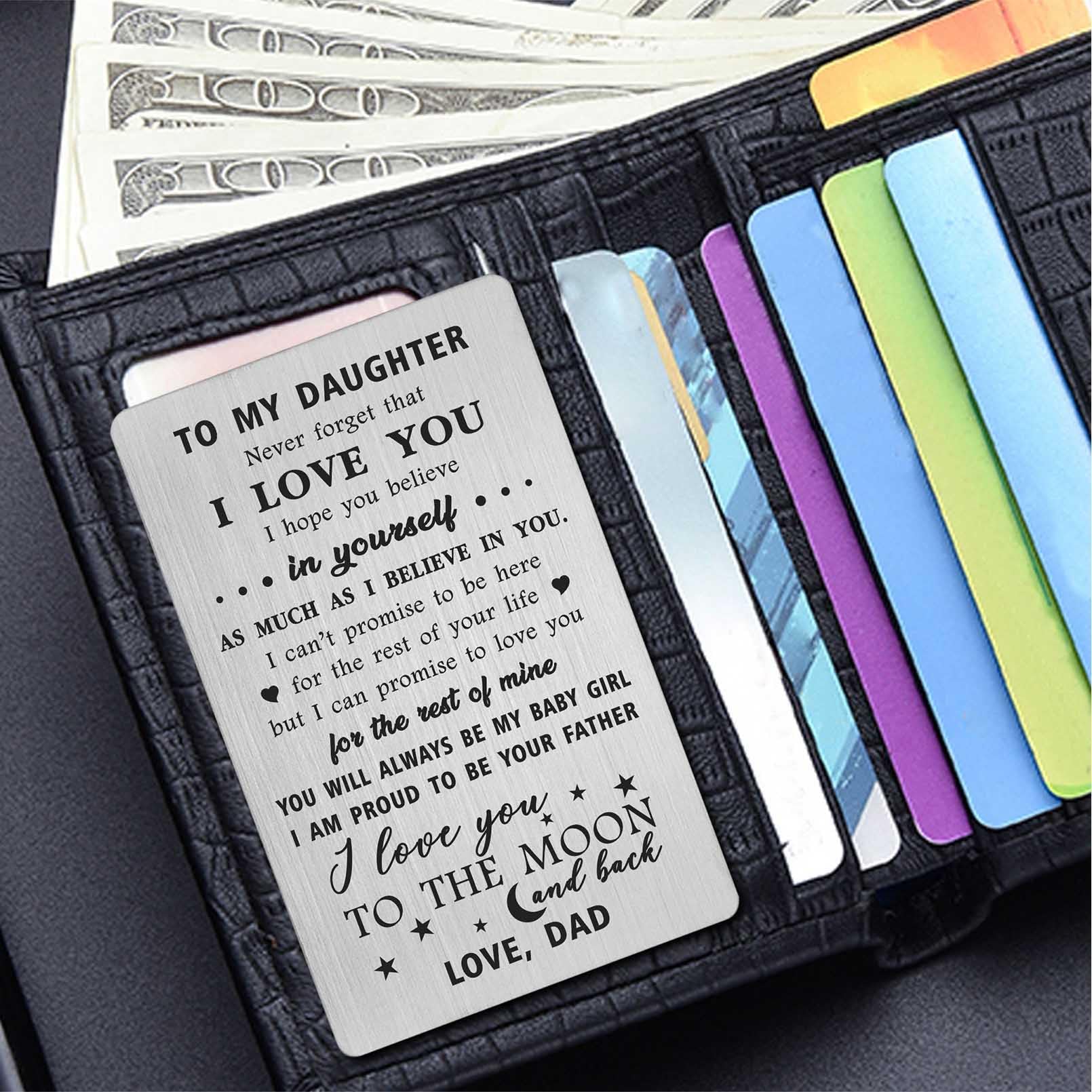 LGQDYMZ Daughter Gift from Dad, Unique Gifts for Daughters on Mother's Day, Graduation, Thanksgiving, Daughter from Dad - Image 3