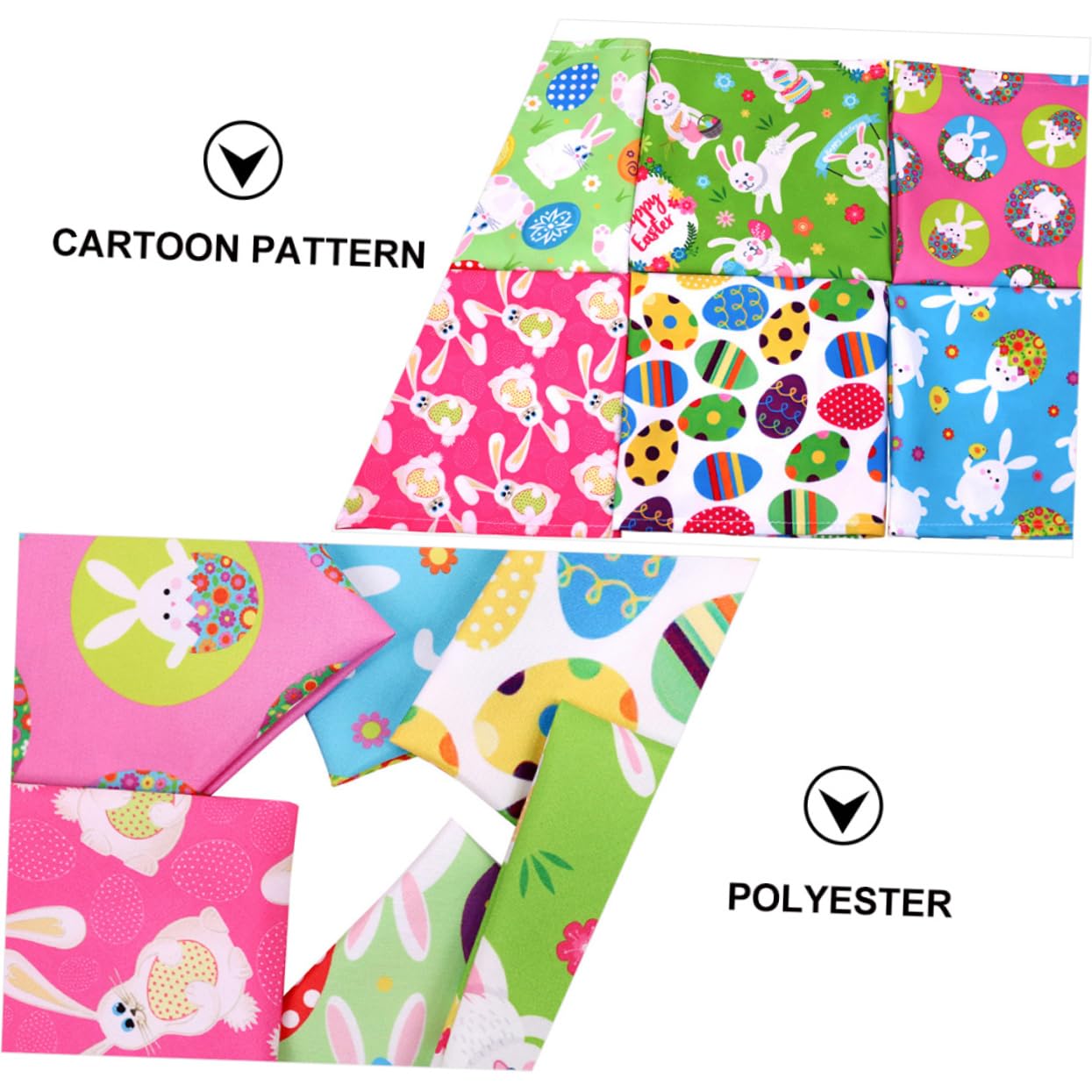 INOOMP 15pièces Bandanas pour Chiens Et Chats Écharpes Colorées Et Respirantes pour Animaux De Compagnie Accessoires Adorables pour Pâques