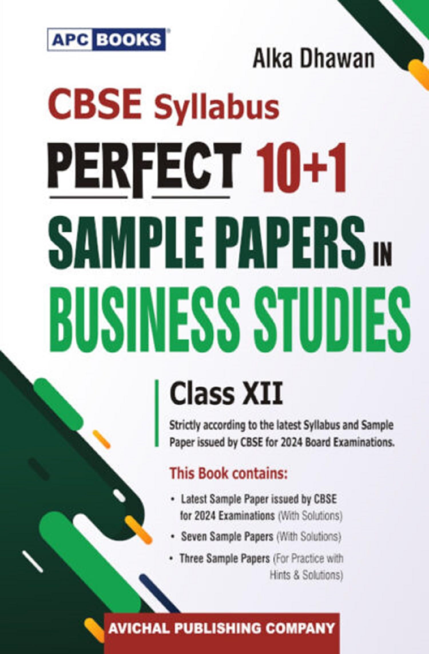 CBSE Syllabus Perfect 10+1 Sample Papers In Business Studies, Class -12