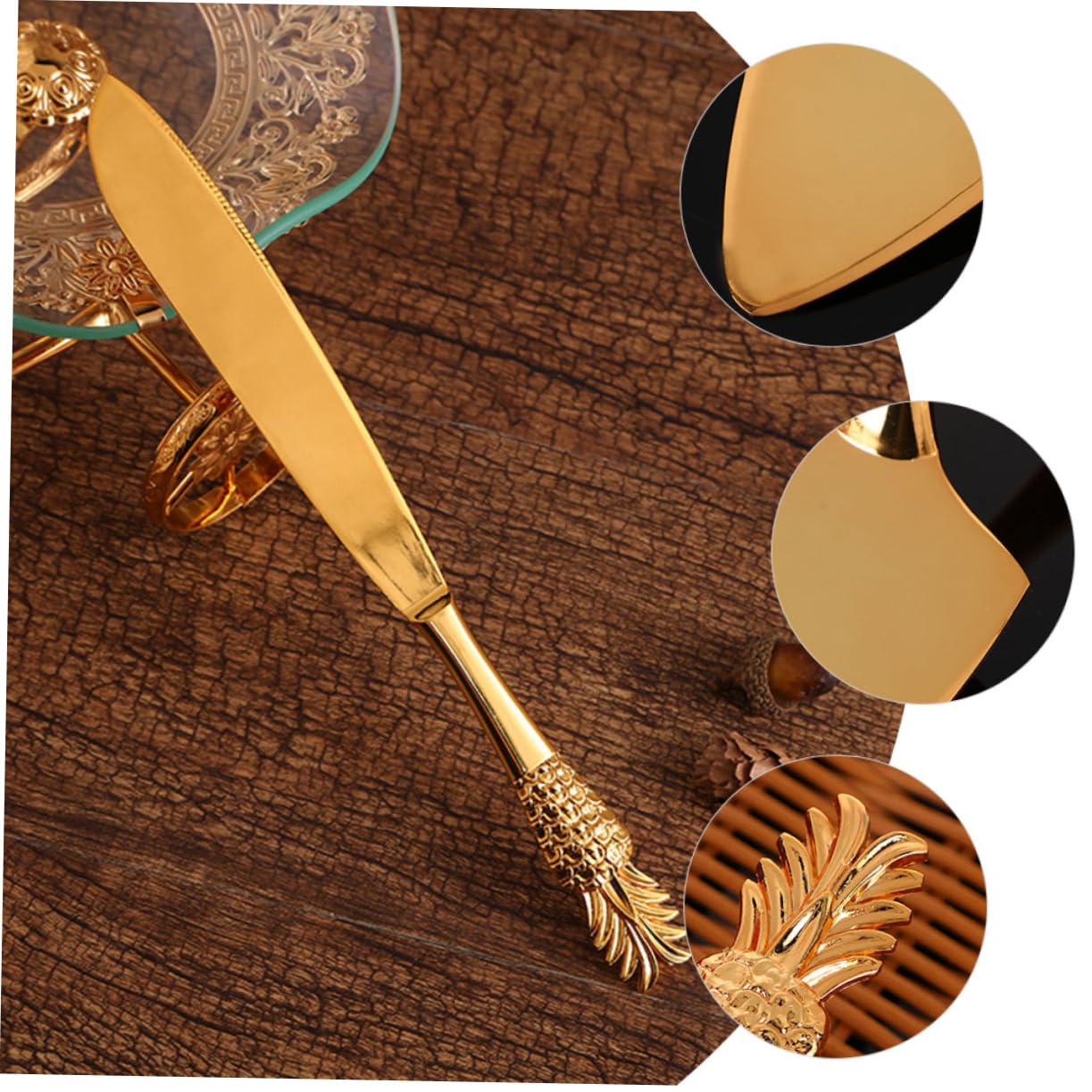TOPBATHY 1set Utensili Per Inossidabile Spatola Per Dessert Per Compleanni e Speciali Design e Facile Usare