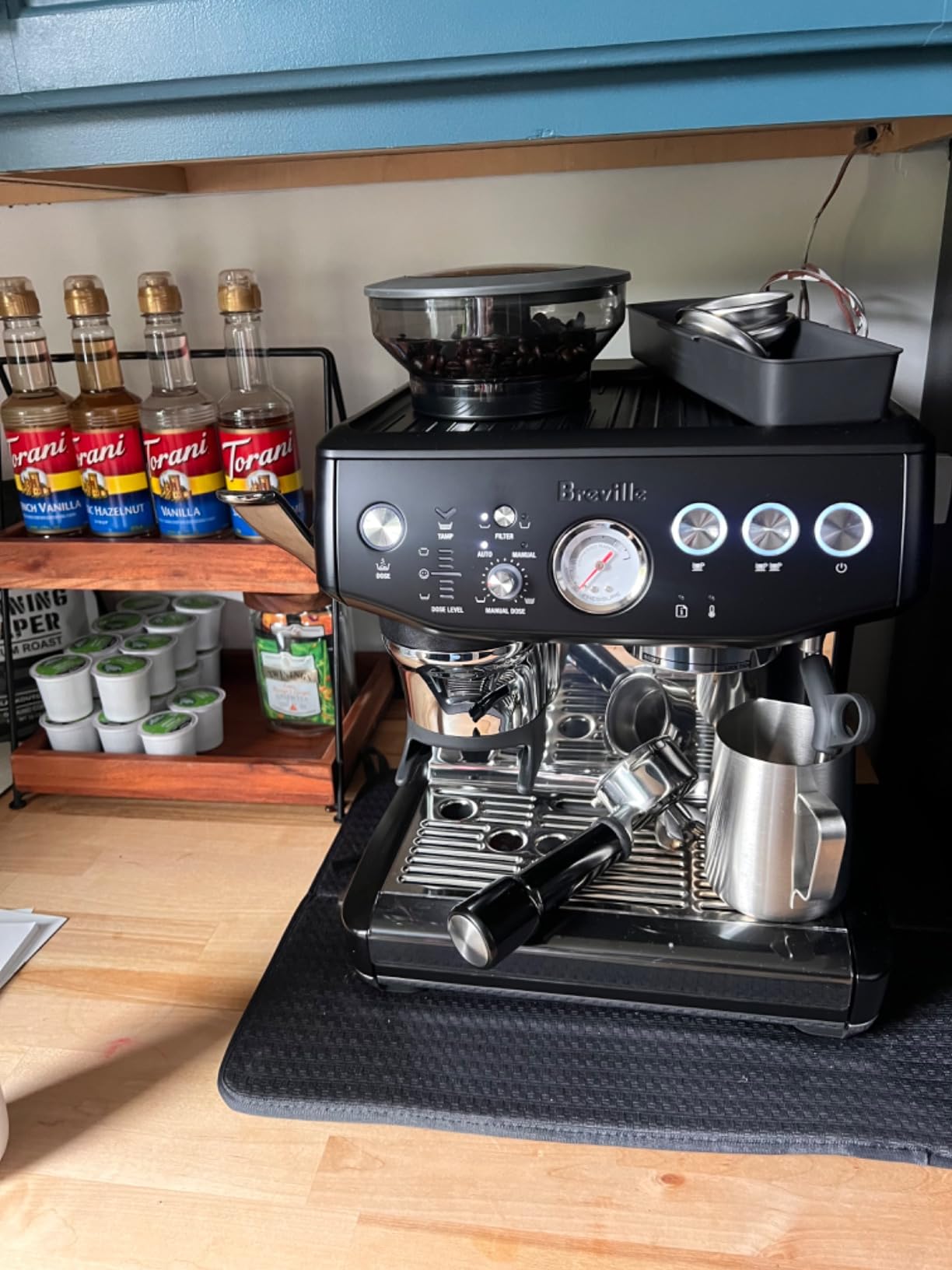 Breville Barista Express Impress Espresso Machine BES876BSS, Brushed Stainless Steel photo review