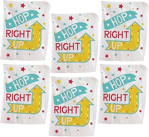Bolsas de papa para juego de carrera de sacos, actividad de fiesta (6 piezas), multicolor, 41 pulgadas