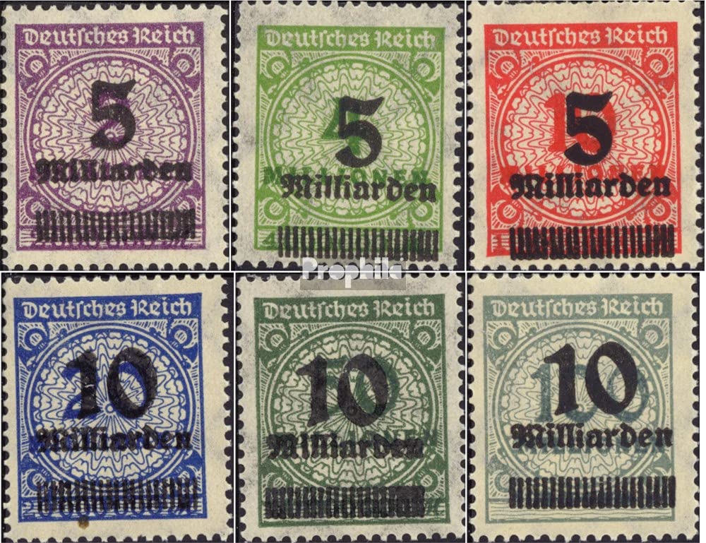 Prophila Collection Allemand Empire Rosenbg: 107f, Filigrane Vagues utilisé (III) 1923 20 Millions Mark (Billets pour Les collectionneurs - Pas de Moyen de paiement