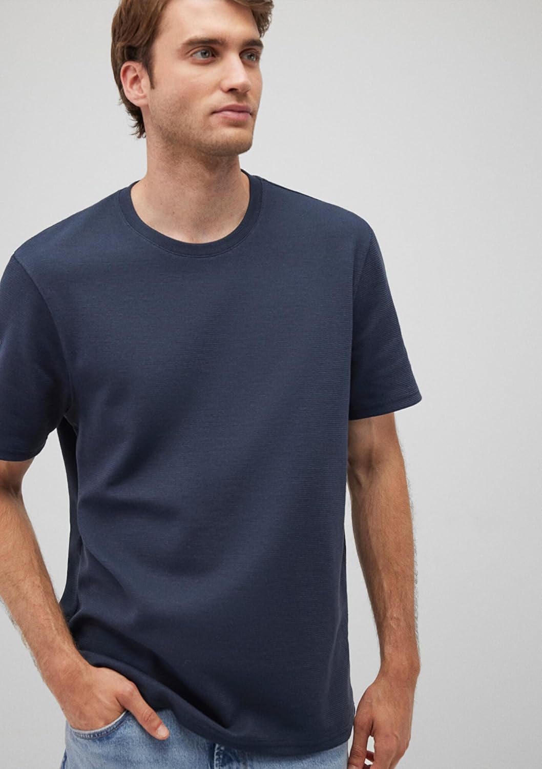 Blue Crew Neck T-Shirt by Mavi