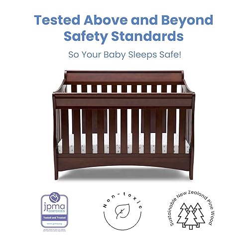 Miniatura 4 de Cuna para niños Delta Children Bentley S Series 4 en 1 Cuna Chocolate