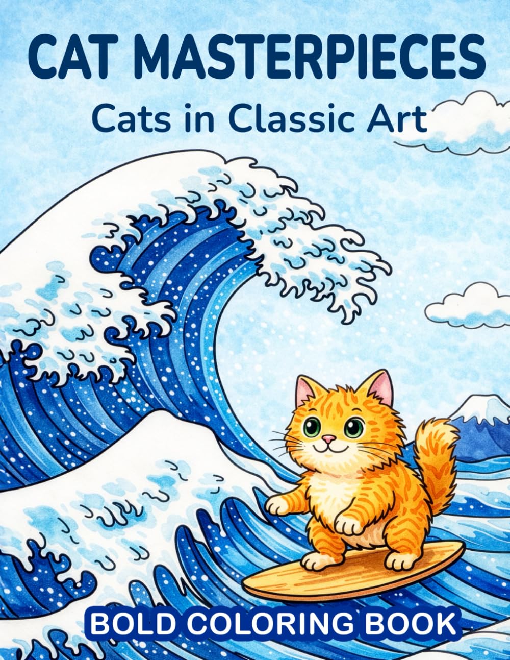 Cat Masterpieces: Cats In Classic Art Coloring Book