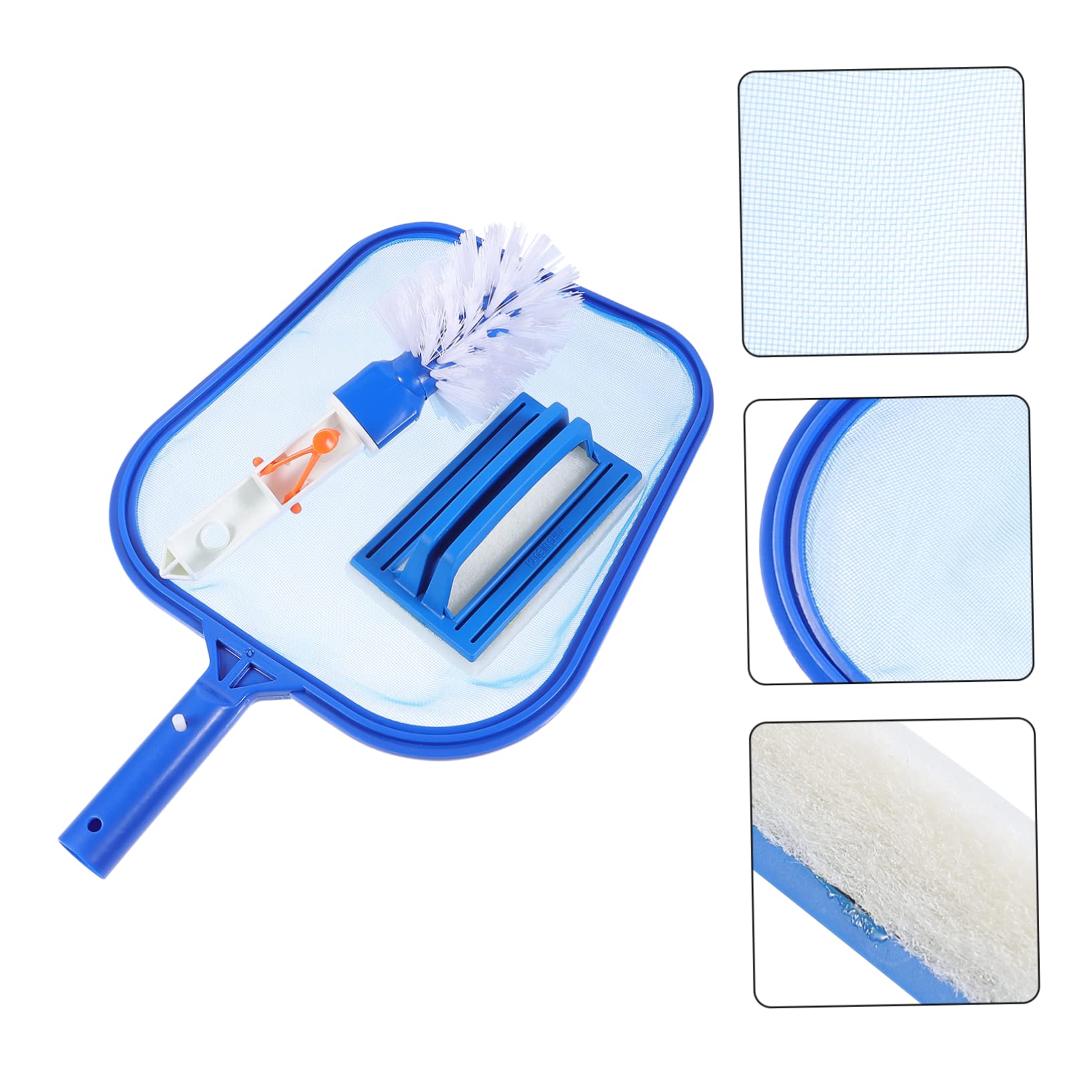 Toddmomy 1juego De Limpieza para Piscina y Cepillo De Esponja De Recolección y Accesorios De Limpieza Portátiles para y Estanques