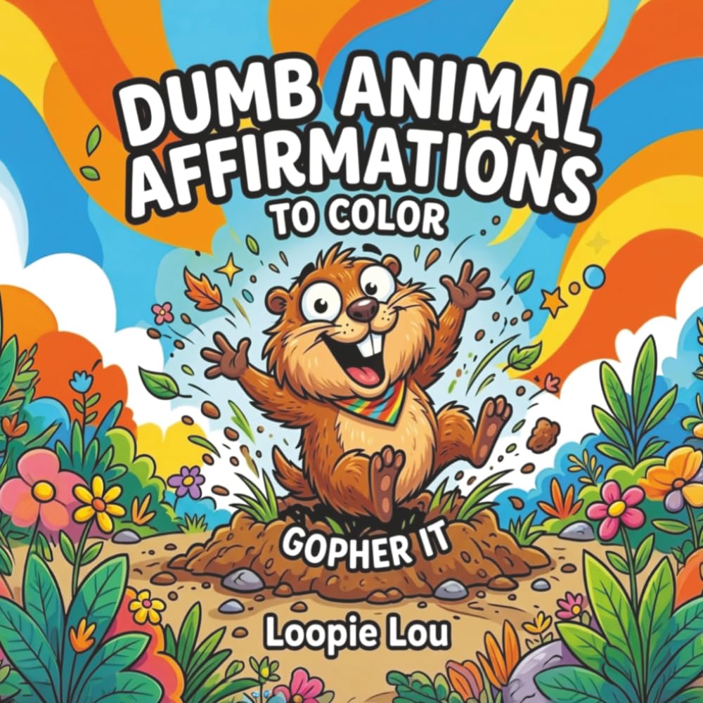 Dumb Animal Affirmations to Color: Literal Humor Coloring Book (Literal Funnies To Color)
