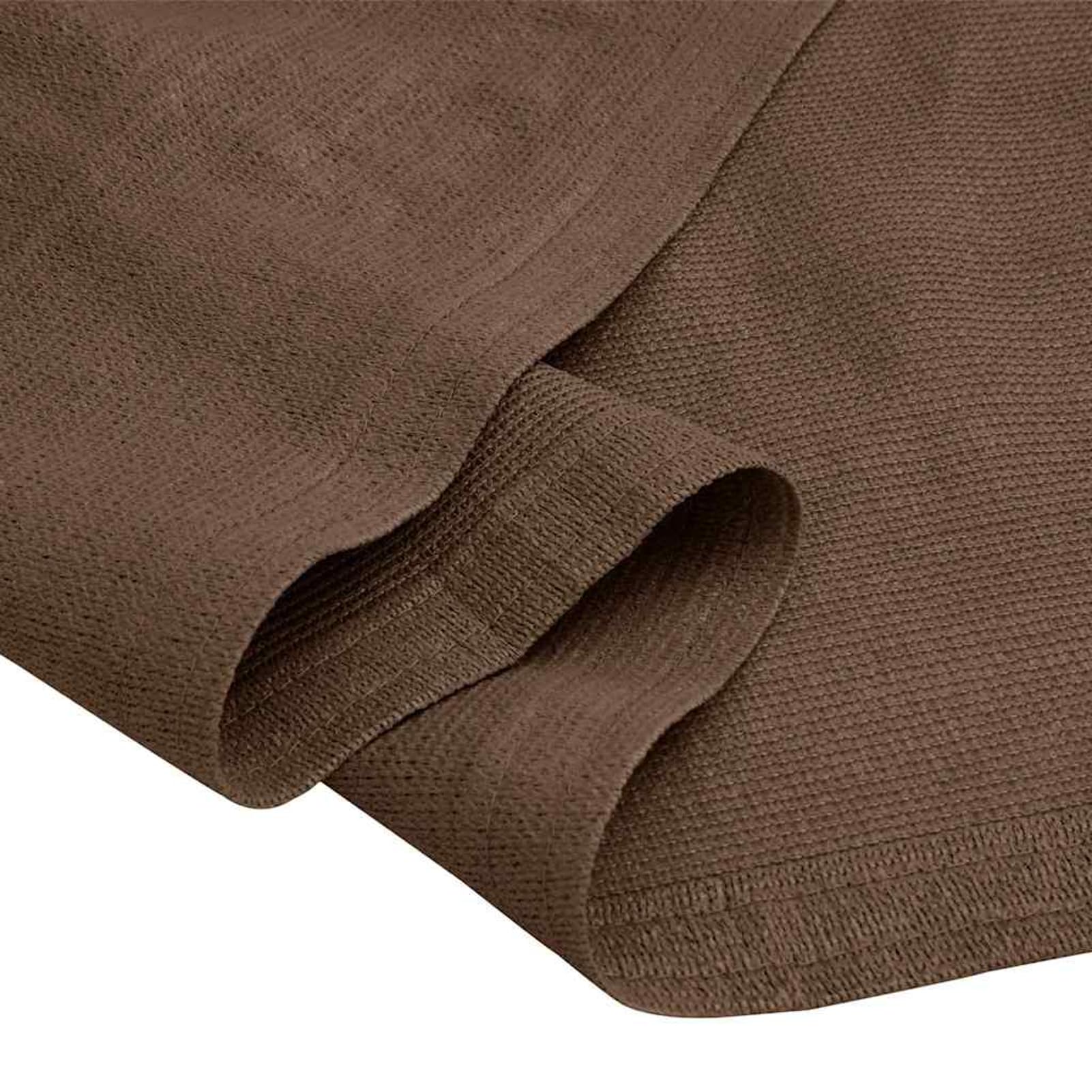 Gecheer Zeltteppich 300x600 cm Braun, Zelteppich Wohnwagen Wohnmobil für Terrasse Garten RV310810