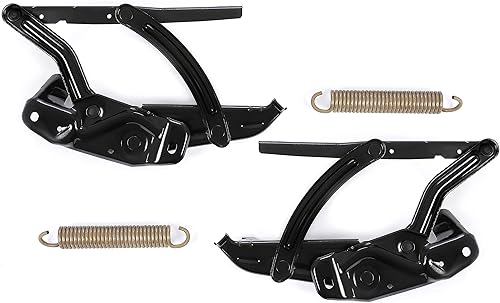 Miniatura 2 de KUAFU Bisagra de capó y resorte compatible con Chevy Chevrolet II/Nova Camaro Firebird Impala Caprice Bel Air Biscayne 1965-1969