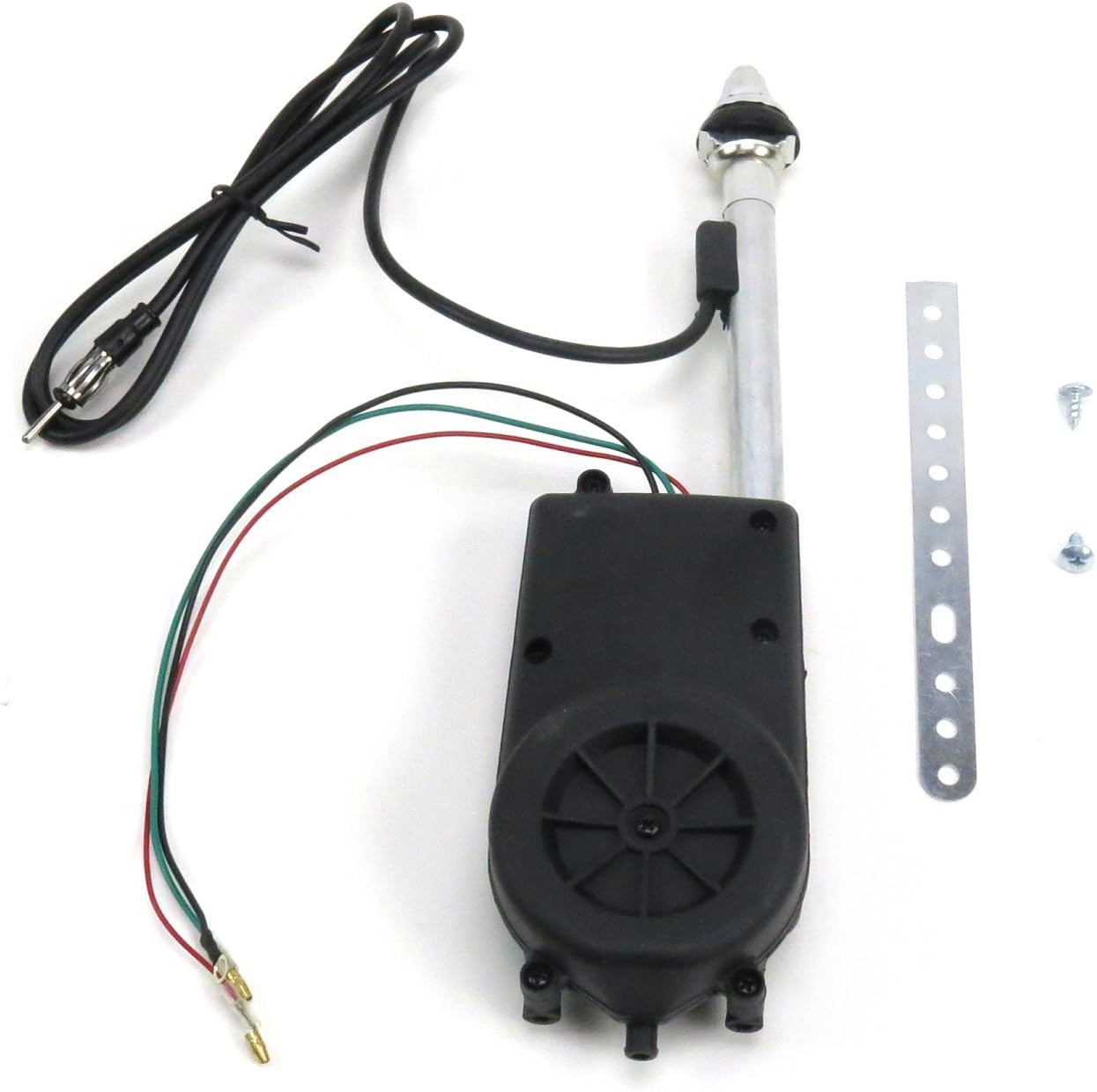 AutoLoc Power Accessories 649245 Power Antenna (Chrome Upgrade fits 1970–1971 Mercury Montego)