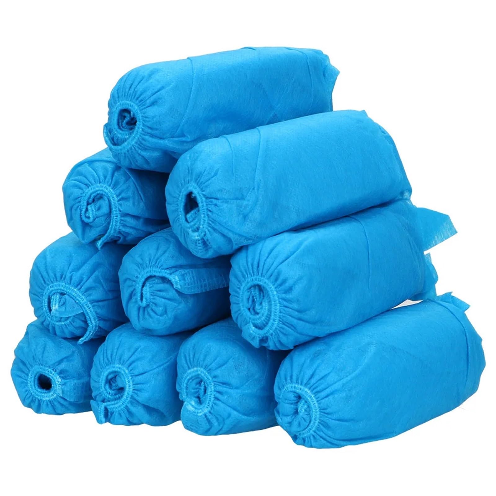 WEOKDFHA Shoe Covers 100PCS Anti-Slip Shoe Covers Elastic Band Breathable Non-Woven Fabric Overshoes