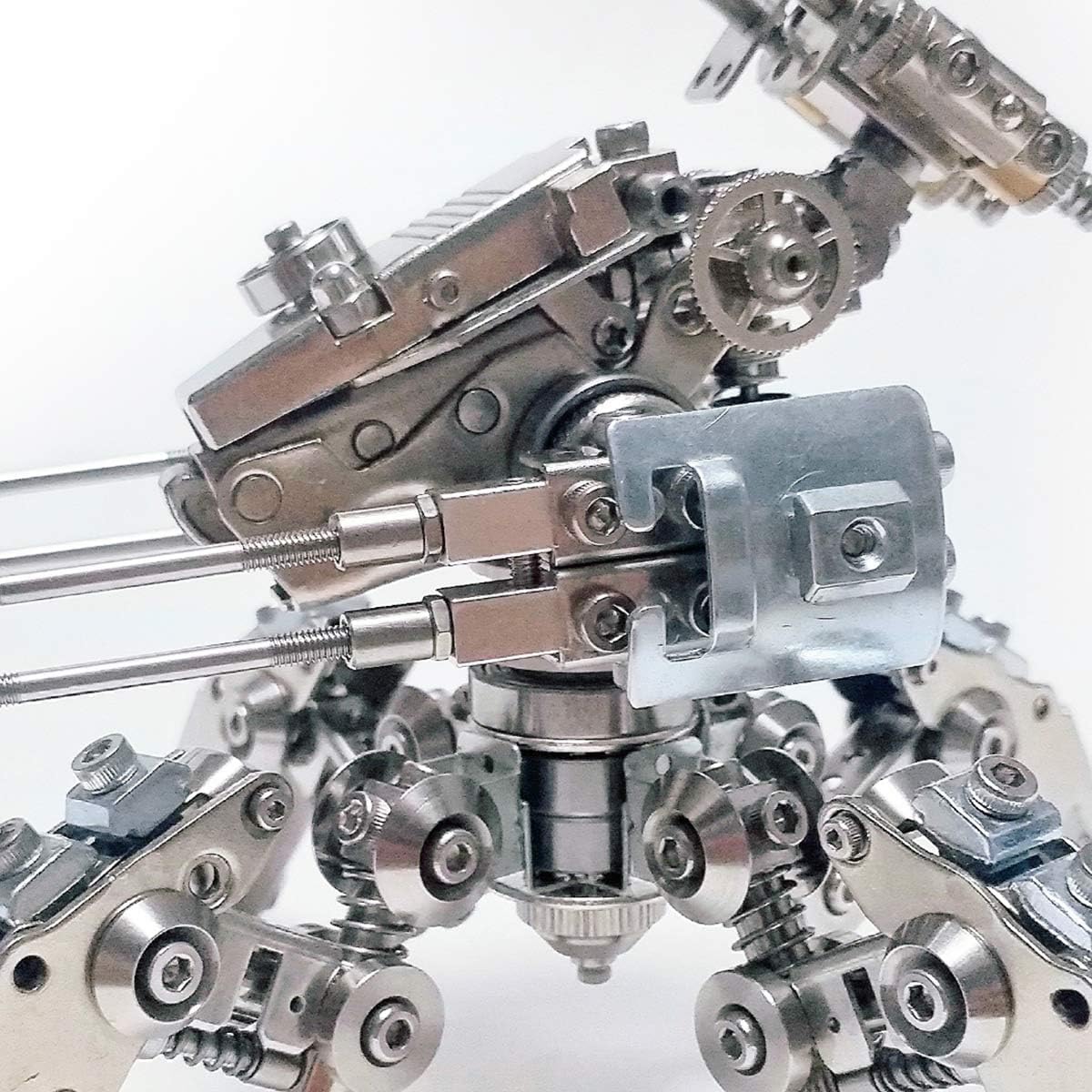 3Dメタルパズル四足メカモデルセット、スチームパンクメタル3Dパズルキット、大人用DIYパズルキット 誕生日用 410ピース