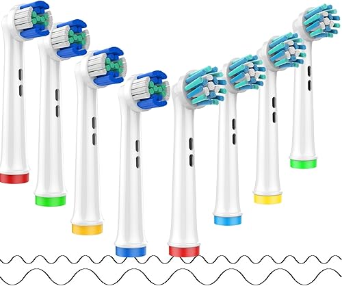Toothbrush Heads for Oral B Braun Replacement Heads, Professional Electric Toothbrush Heads, Precision Clean Brush Heads Refill Compatible with