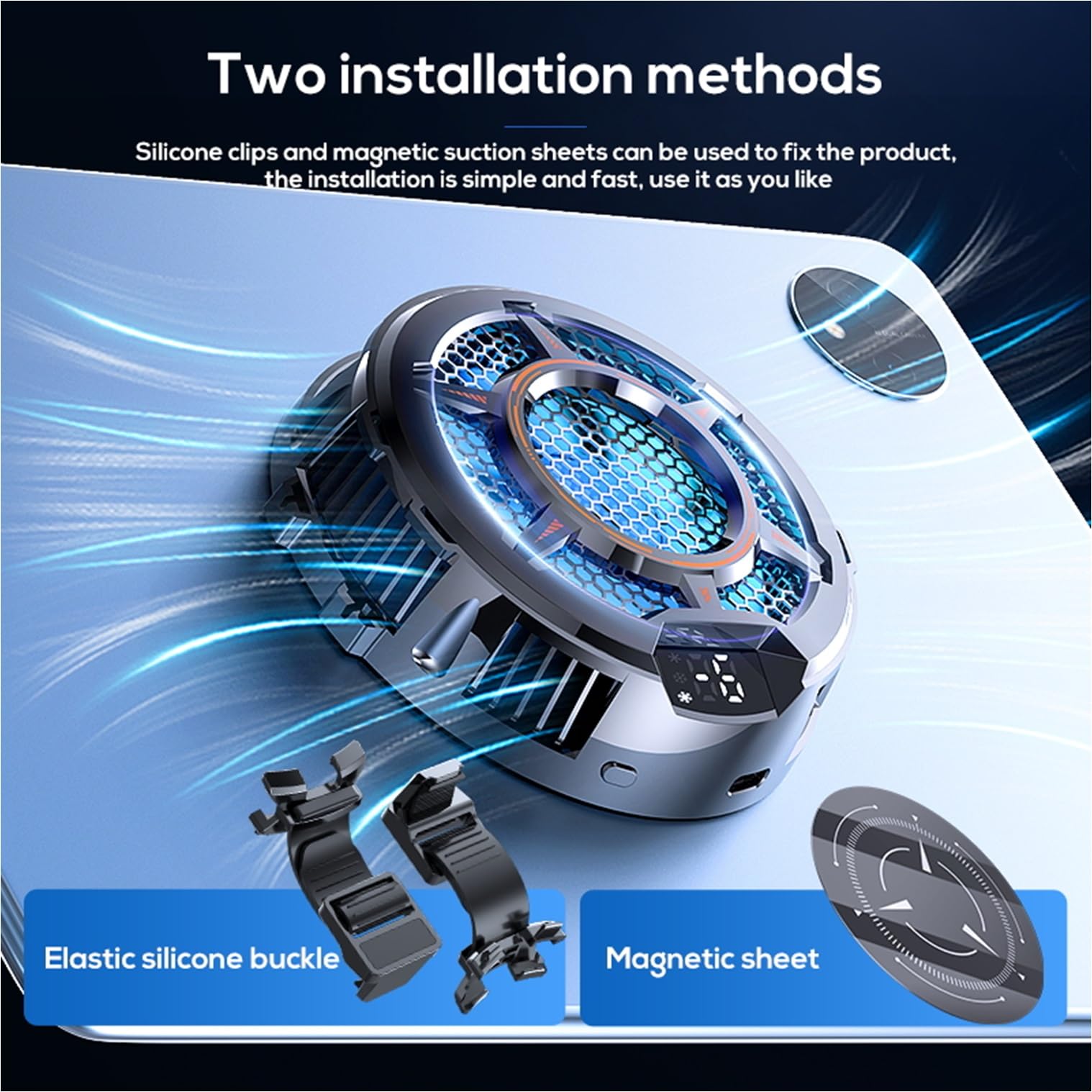 Cubonic X Tablet Cooler - RGB Cooling Fan -7