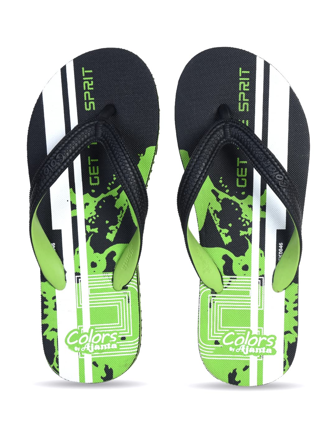 AJANTA Mens Green & Black Slipper FK0046 (B0C555XP6G) Amazon Price History, Amazon Price Tracker