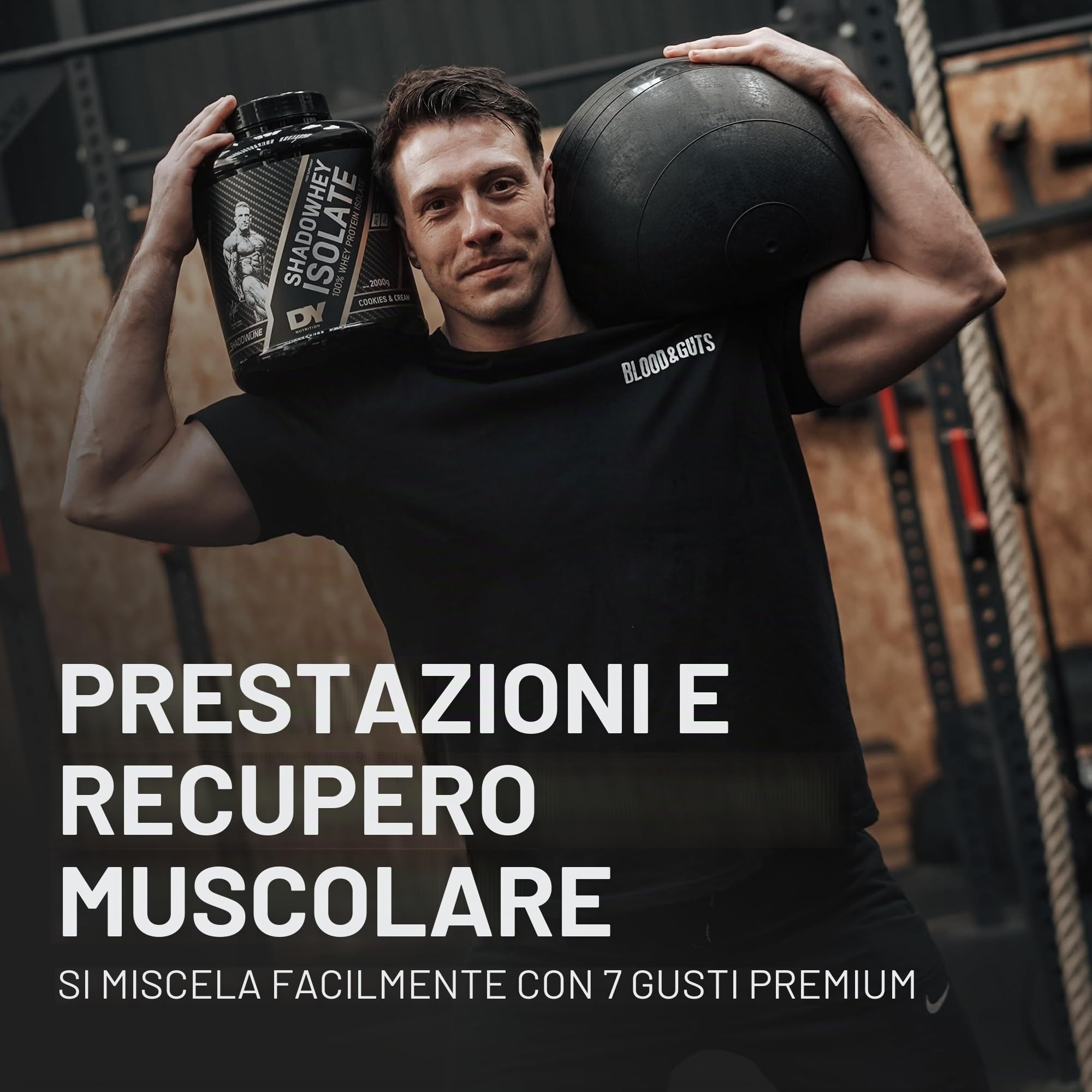 Dorian Yates Nutrition Shadowhey Isolate (2000g) Caramello alla vaniglia - Proteine - Proteine isolate del siero di latte