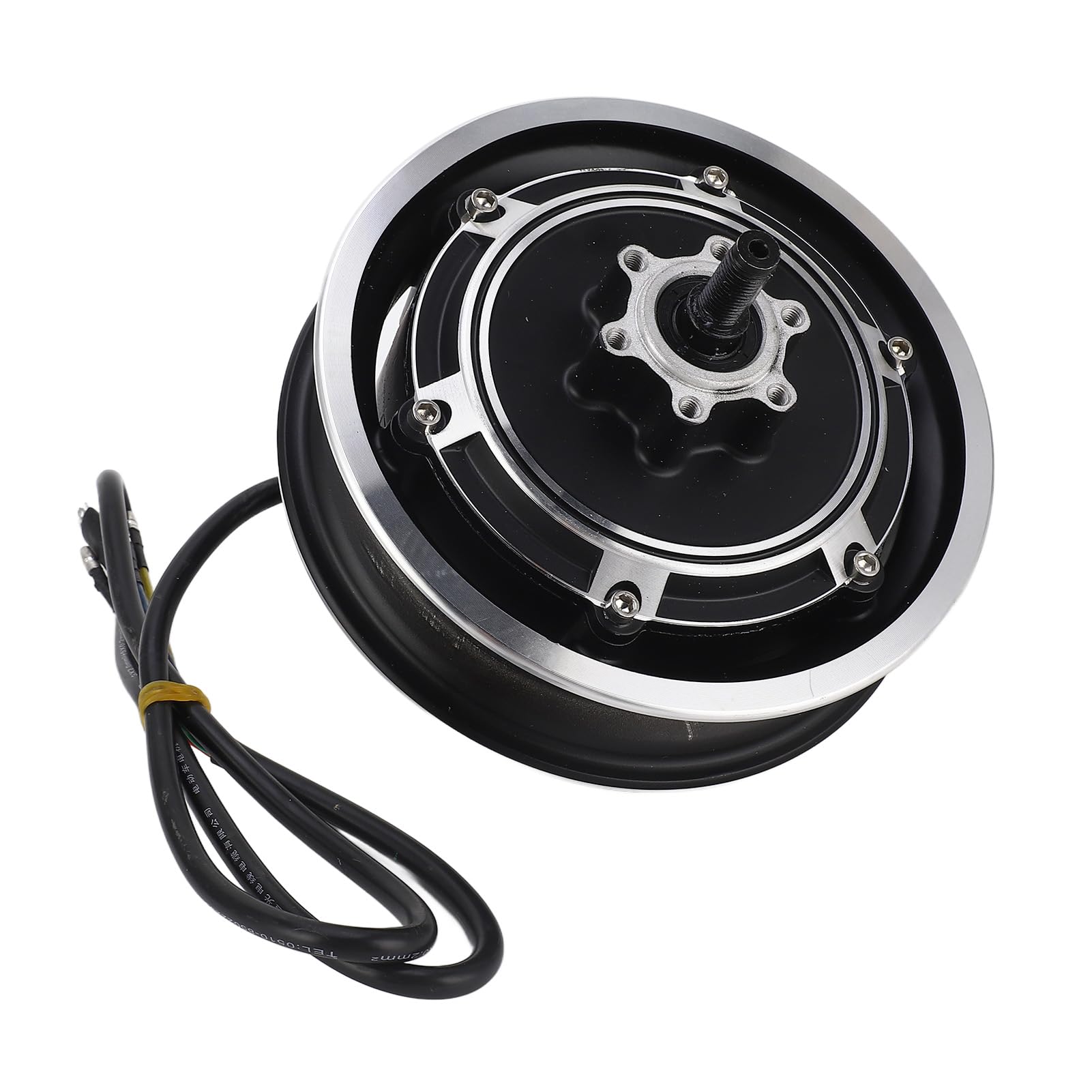 Moteur de moyeu pour trottinette électrique 48 V 1000 W, moteur de moyeu sans balais avec frein à disque pour vélo électrique, diamètre du moyeu 6,5 pouces