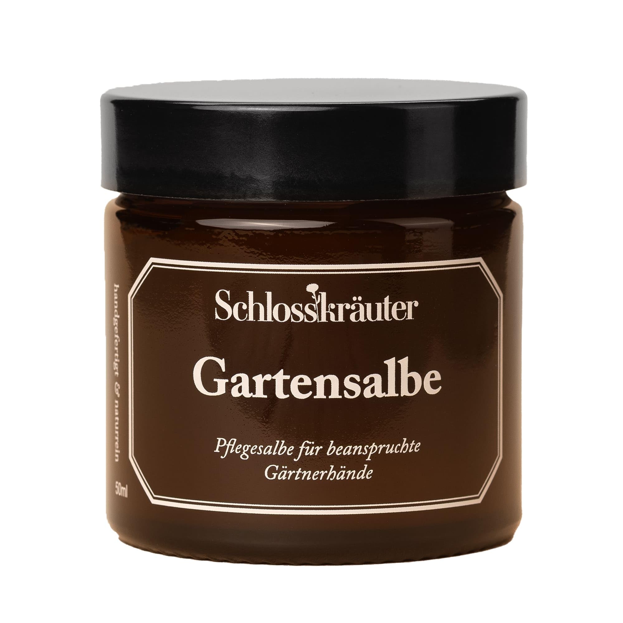 Gartensalbe Handcreme 50ml | Natürliche Pflege ohne chemische Zusätze mit Sheabutter & Bienenwachs | Feste Handcreme & Geschenk für Gärtner