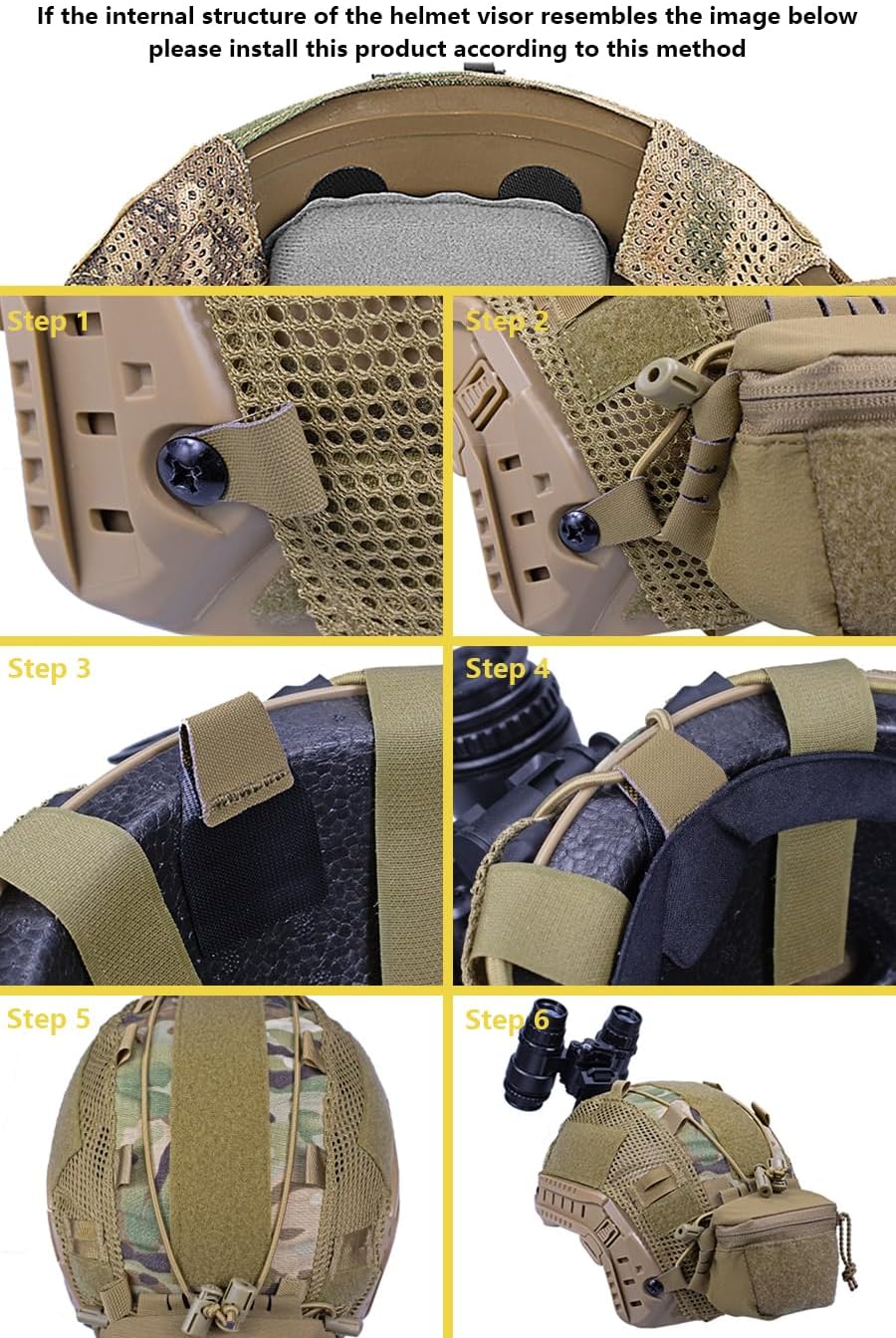 Tactical NVG Battery Pouch Helmet Mounted, Counter Weight Pouch GP Balance Retention for Fast MK1 PJ Airsoft Helmet