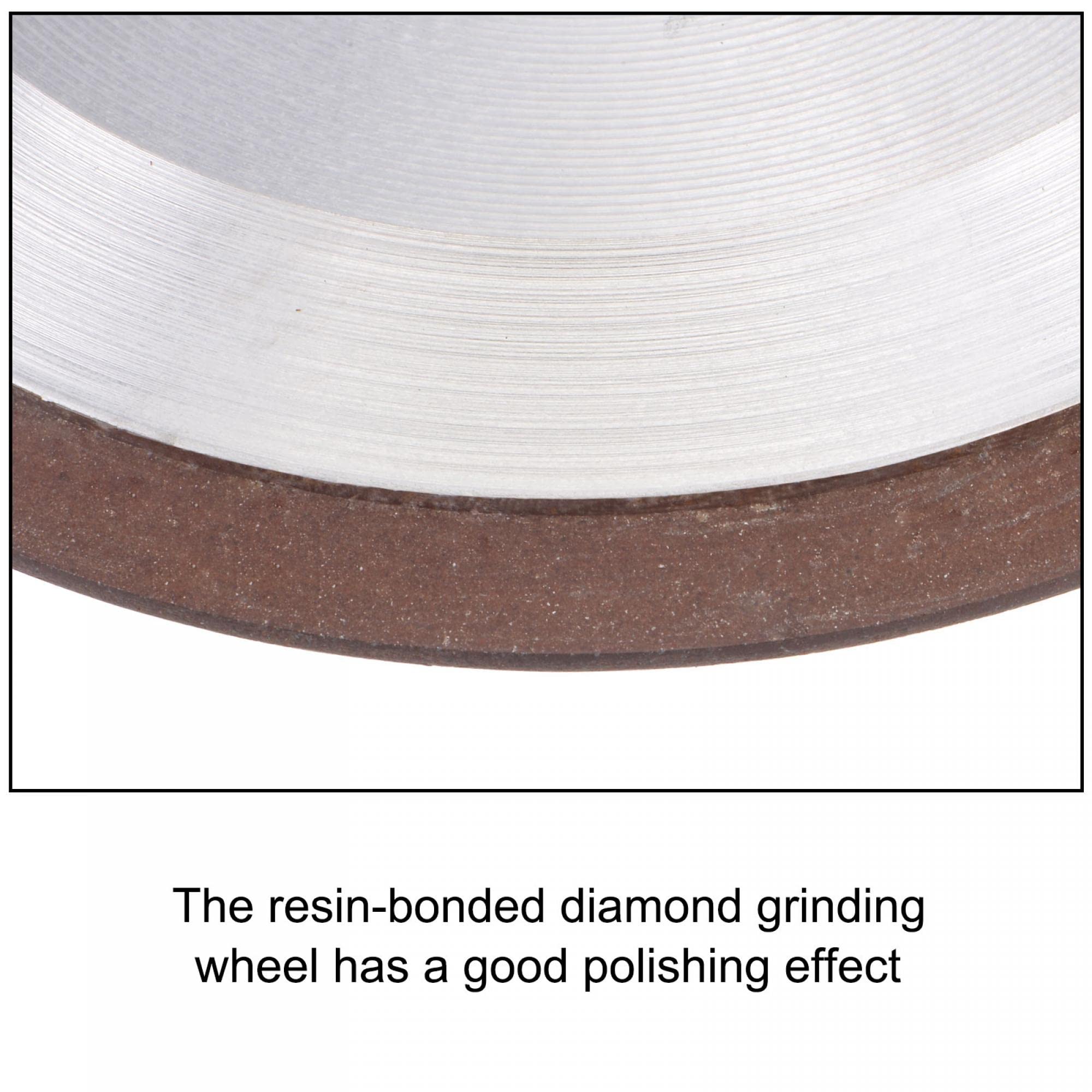 sourcing map Meule diamantée 125 mm alésage 13 mm grain 150 Cutter métal carbure