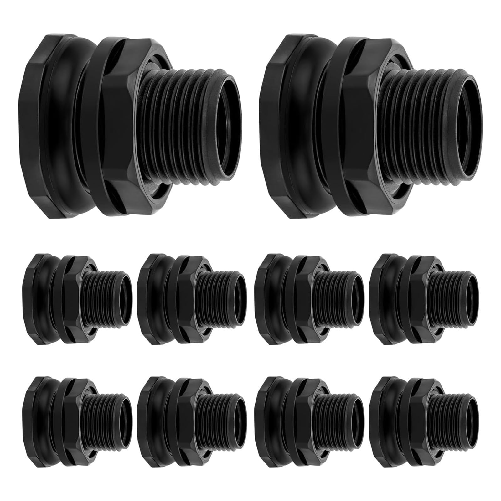 Newft Multicolor 10Pack Water Tanks Adapter Fittings Heavy Duty Water Tanks Adapter For Garden Hose And Plumbing Connection Garden Irrigation Pipe